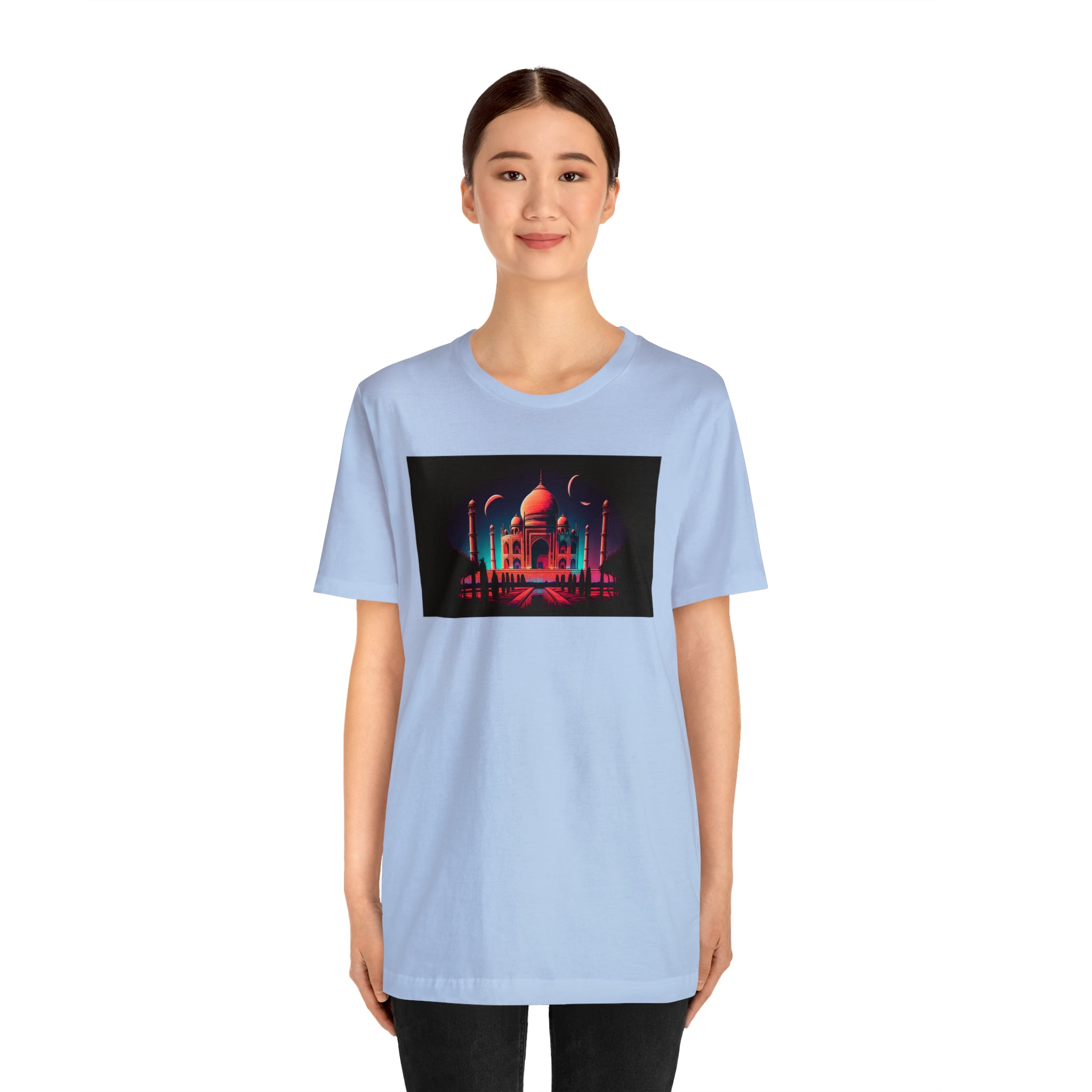 Unisex Jersey Short Sleeve Tee - Taj Mahal, Agra, India