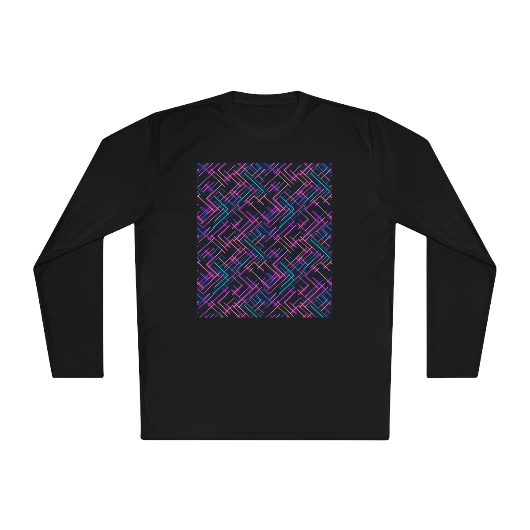 Unisex Lightweight Long Sleeve Tee (AOP) - Abstract Designs 05