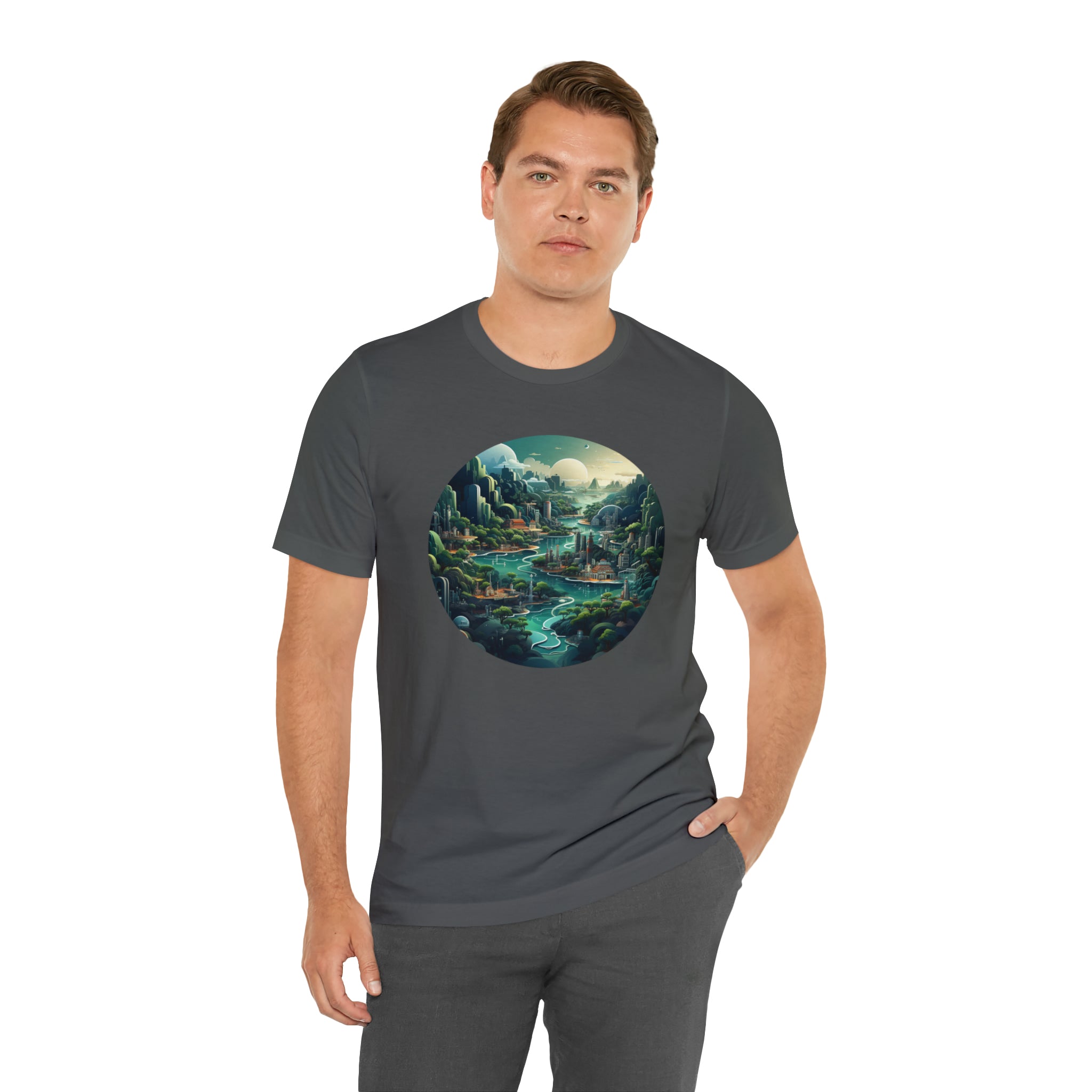 Unisex Jersey Short Sleeve Tee - Isometric Designs 04