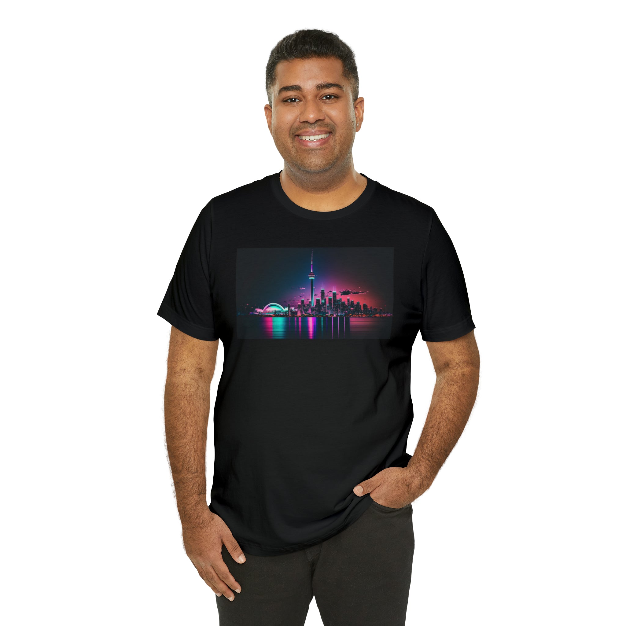 Unisex Jersey Short Sleeve Tee - CN Tower, Canada