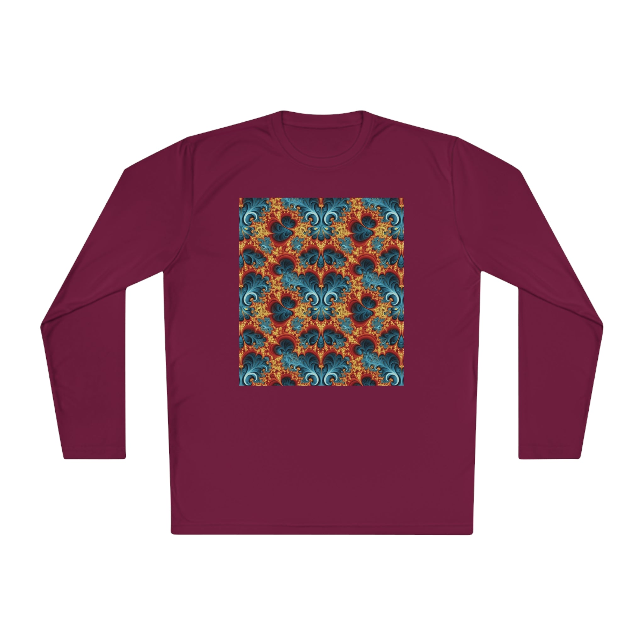 Unisex Lightweight Long Sleeve Tee (AOP) - Abstract Designs 01