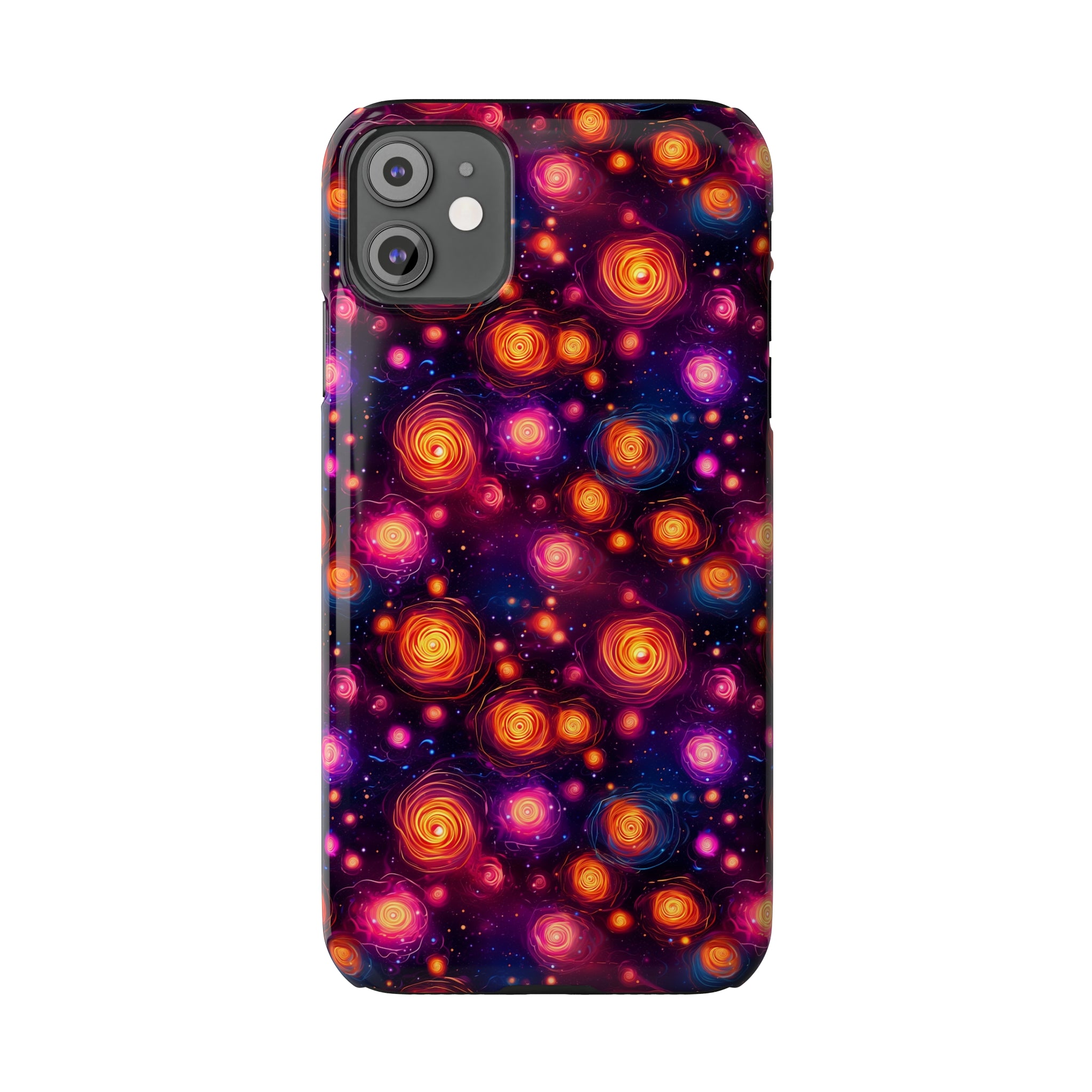 Slim Phone Cases (AOP) - Seamless Fantasy Galaxies 11