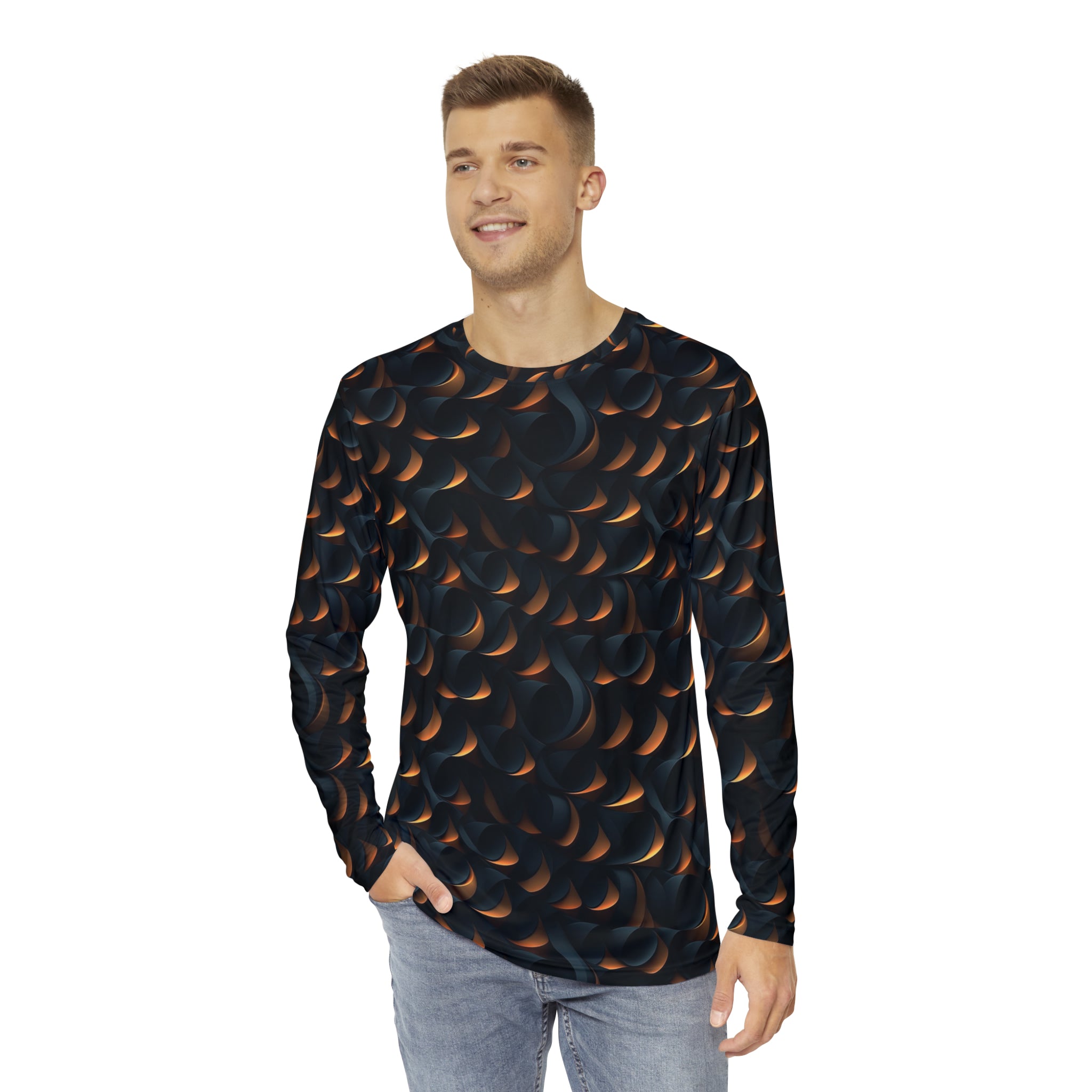 Men's Long Sleeve Shirt (AOP) - Designs 01