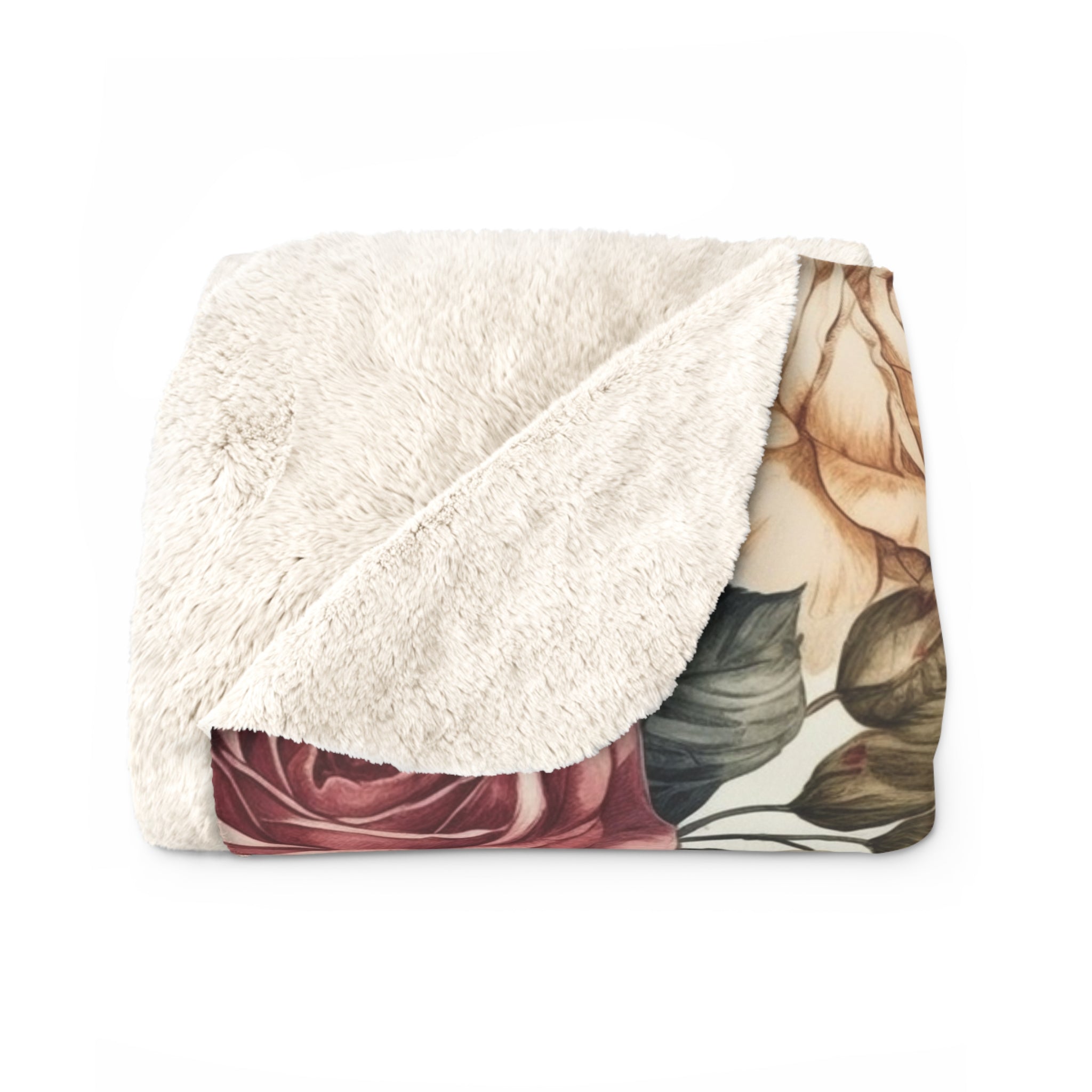 Sherpa Fleece Blanket (AOP) - Seamless Designs 08