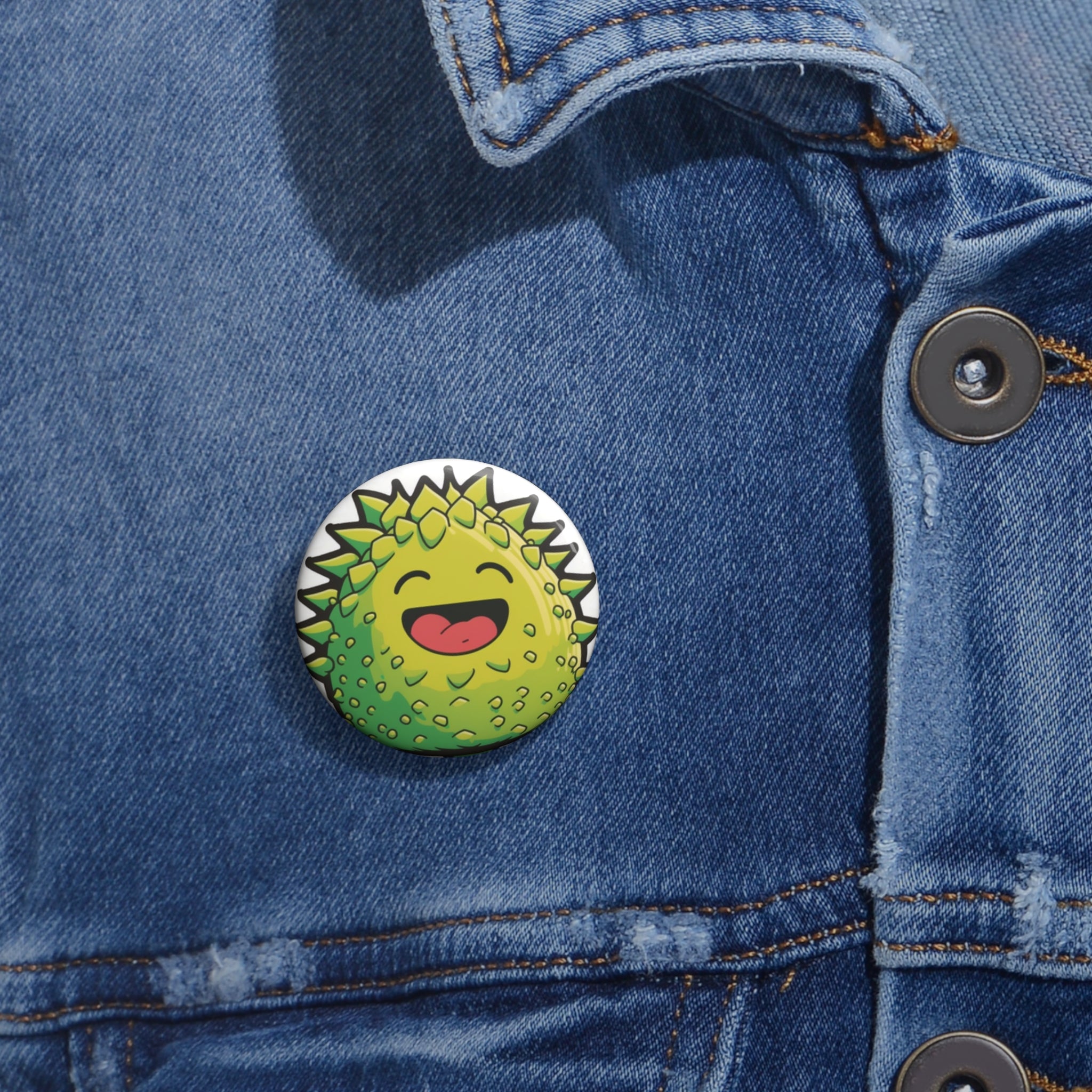 Custom Pin Buttons - Jackfruit