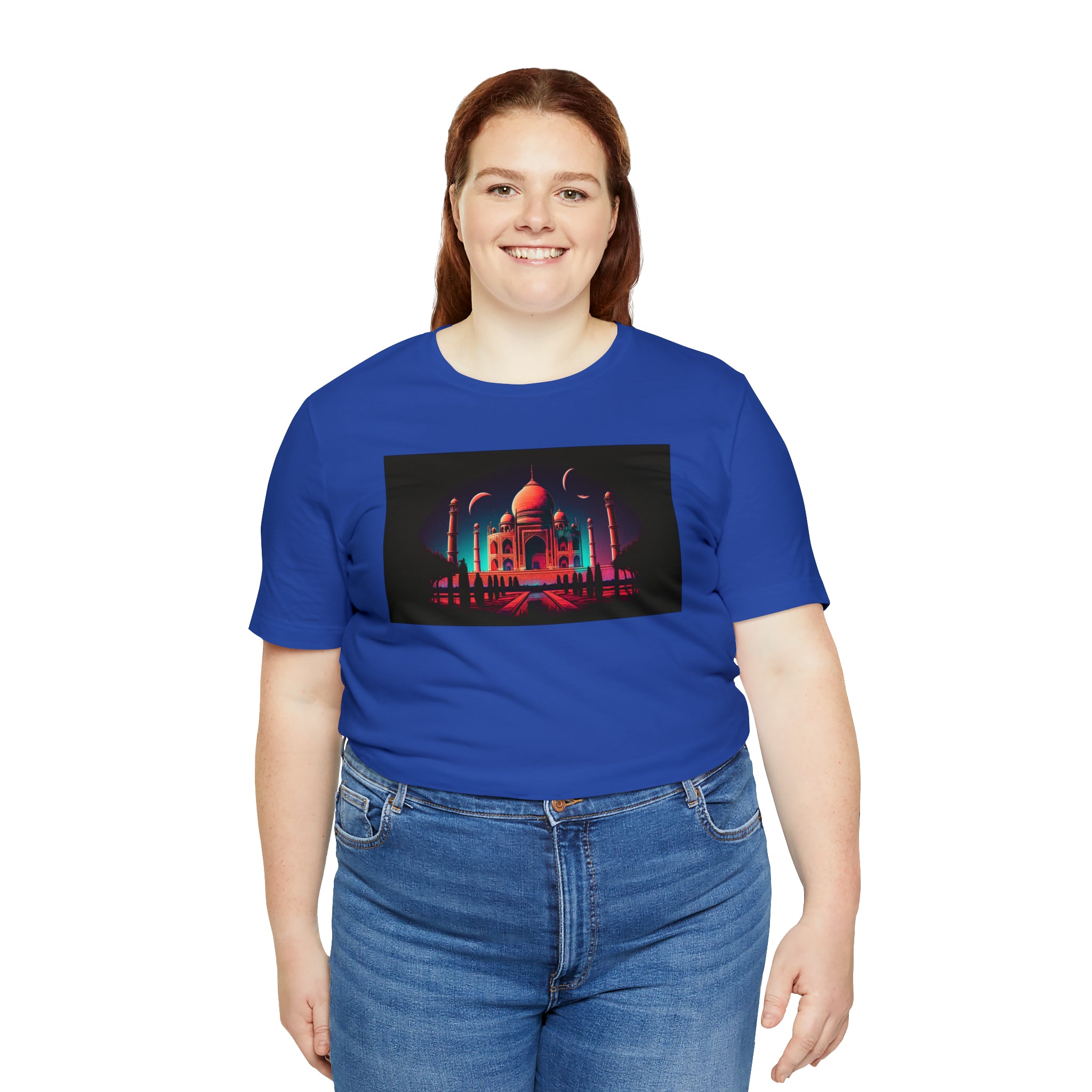 Unisex Jersey Short Sleeve Tee - Taj Mahal, Agra, India