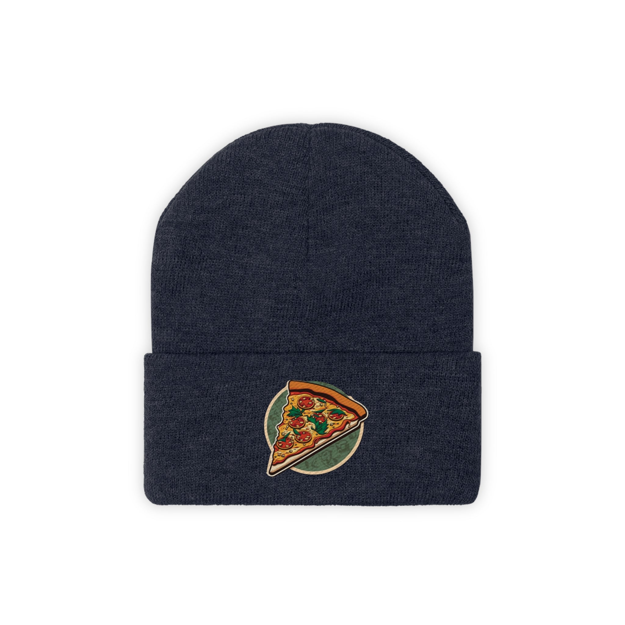 Knit Beanie - Pizza Pop Art 02