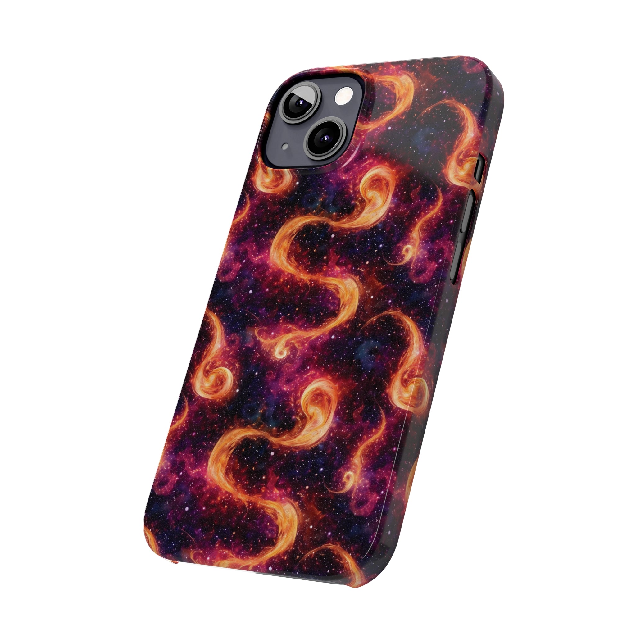 Slim Phone Cases (AOP) - Seamless Fantasy Galaxies 03