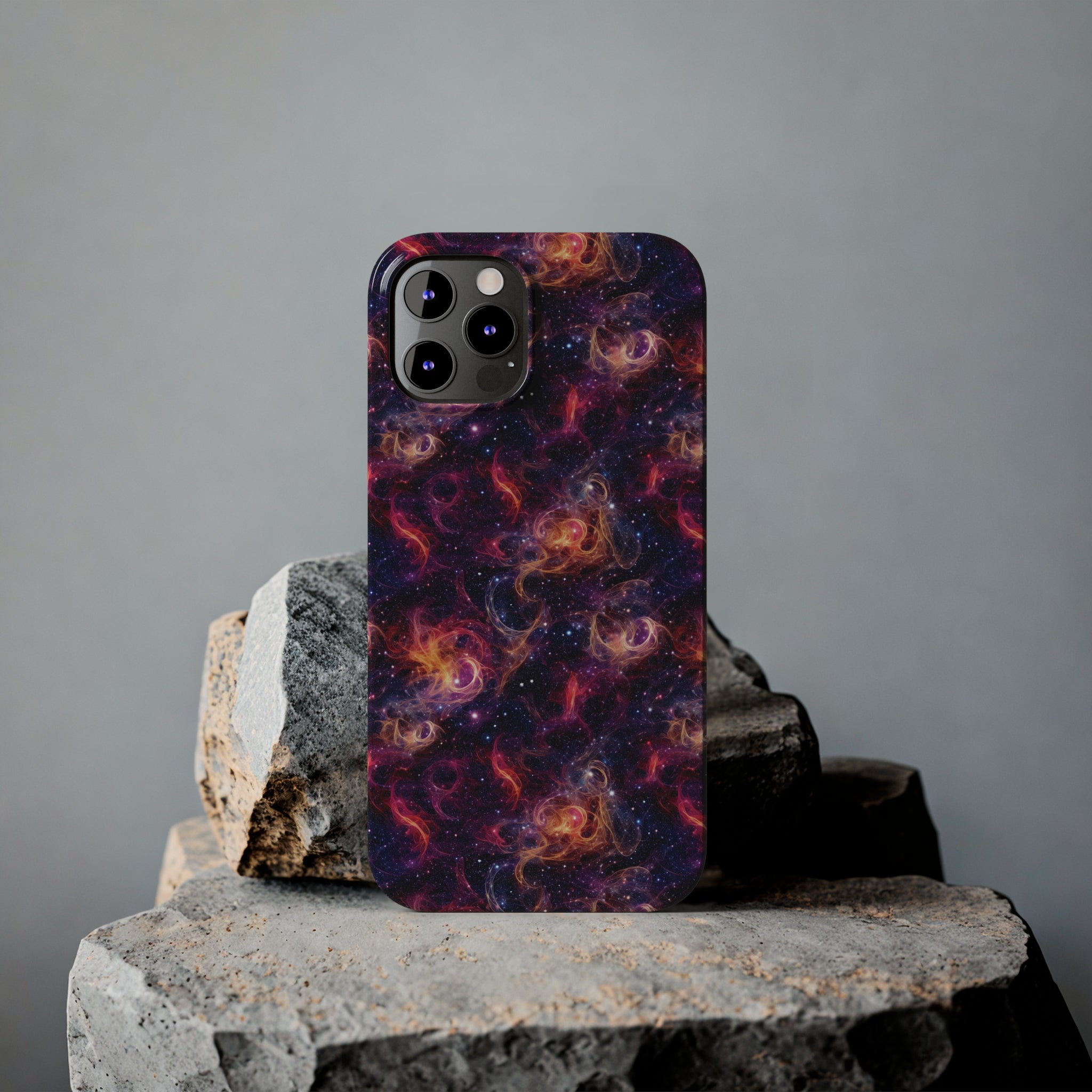 Slim Phone Cases (AOP) - Seamless Fantasy Galaxies 01