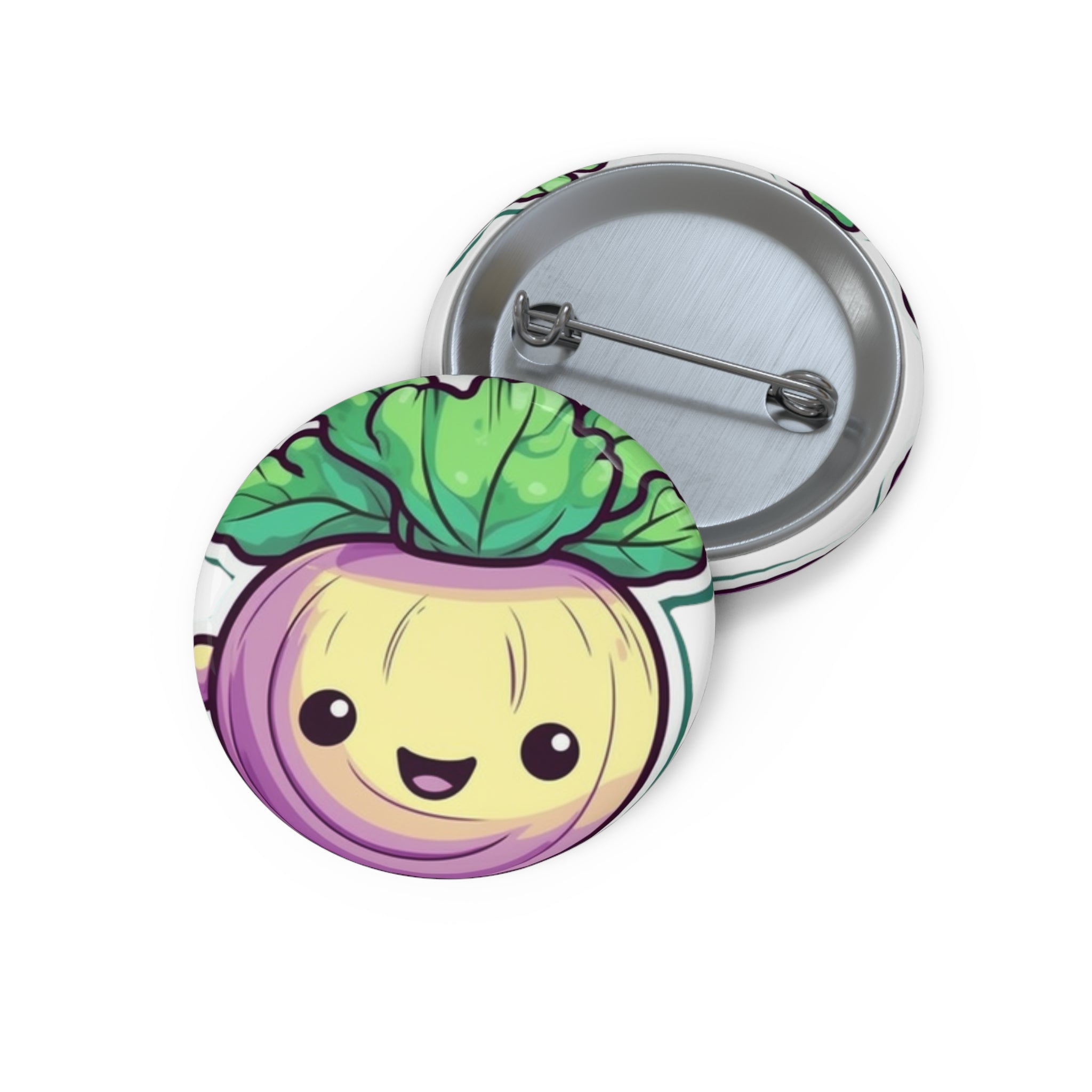 Custom Pin Buttons - Turnip Root