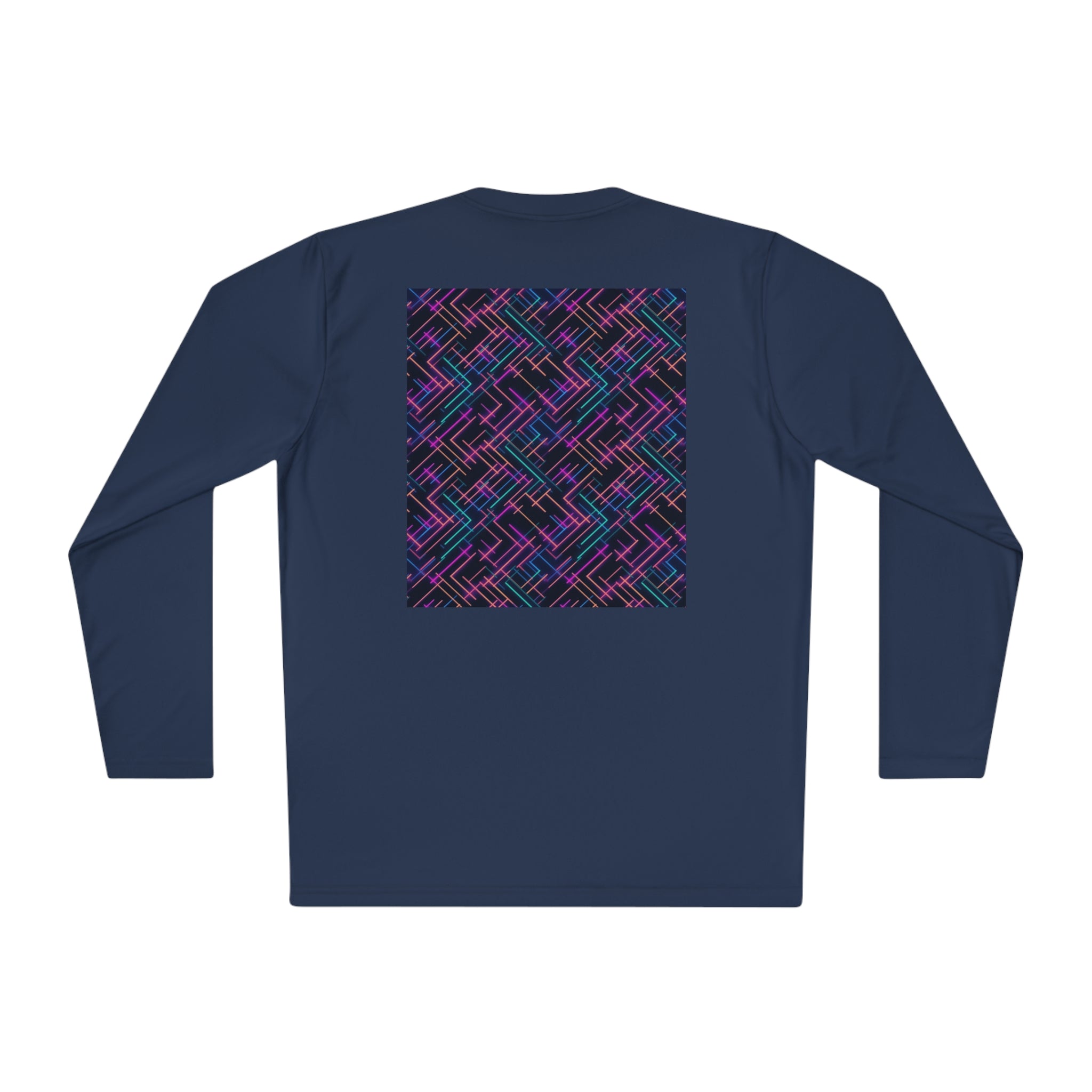 Unisex Lightweight Long Sleeve Tee (AOP) - Abstract Designs 05