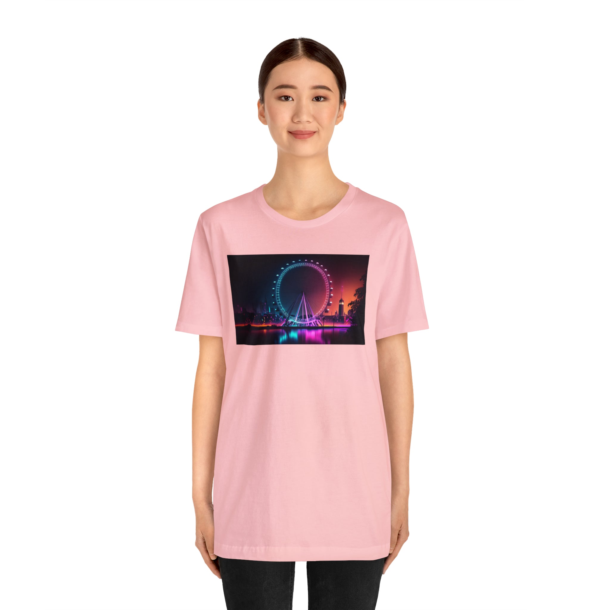 Unisex Jersey Short Sleeve Tee - London Eye, UK