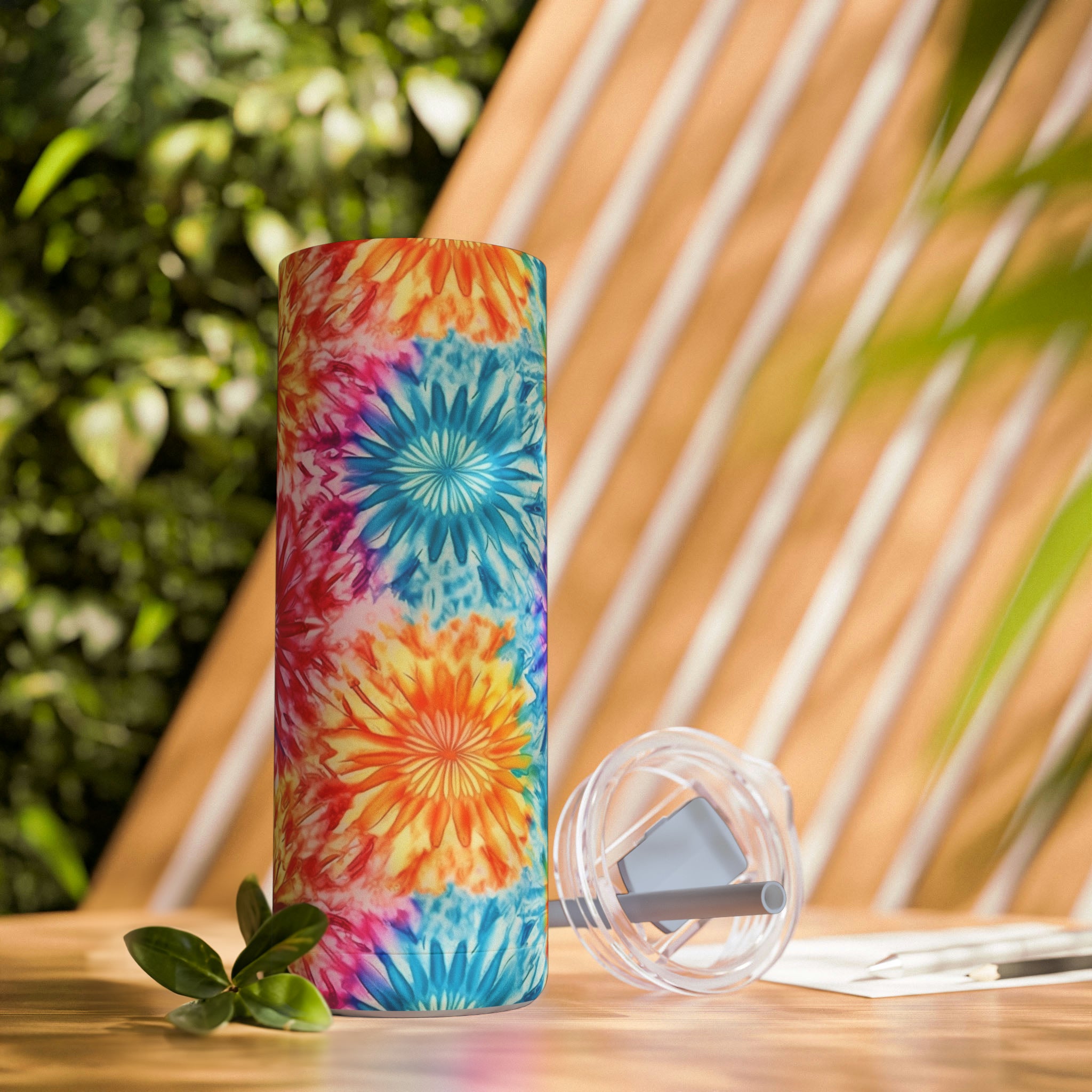 Maars Maker Skinny Matte Tumbler, 20oz - Tie Dye, Abstract Designs 02