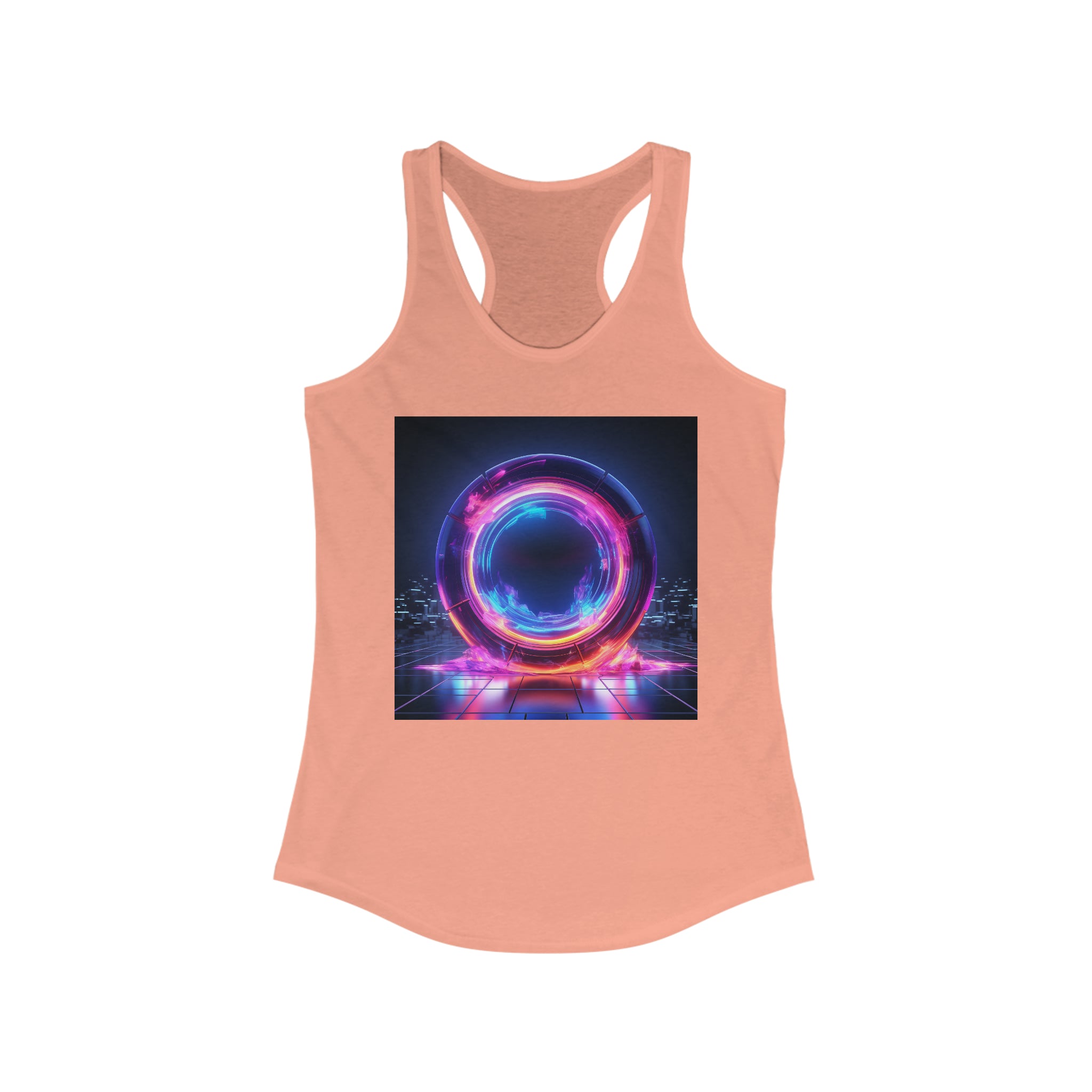 Women's Ideal Racerback Tank - Vector Art Design 21