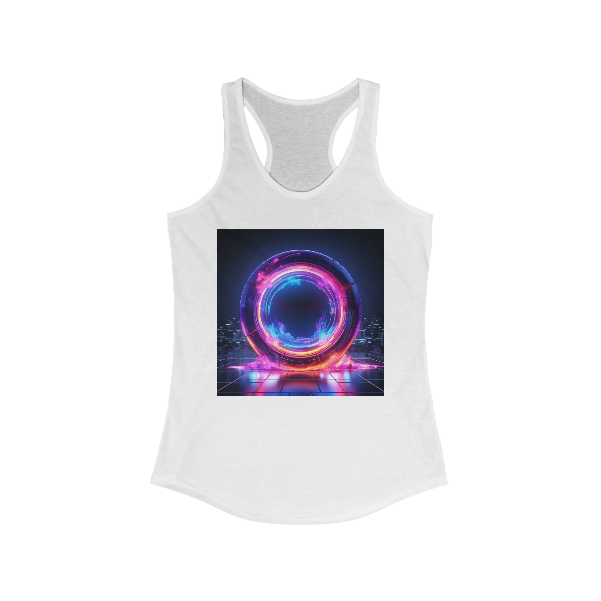 Women's Ideal Racerback Tank - Vector Art Design 21