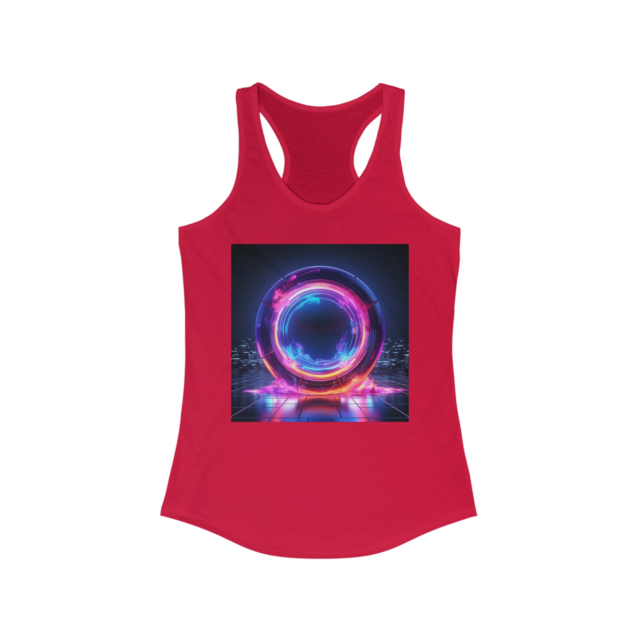 Women's Ideal Racerback Tank - Vector Art Design 21