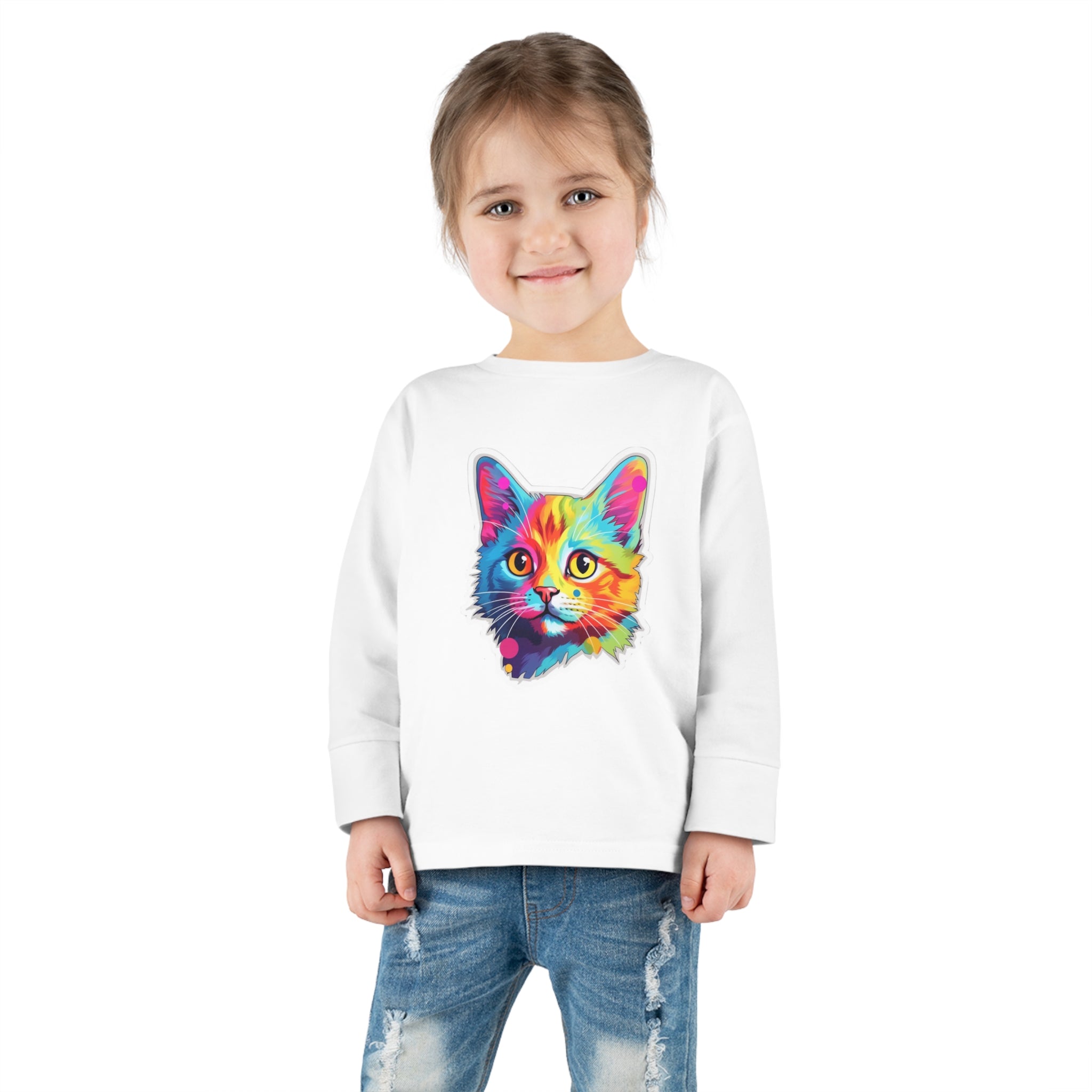 Toddler Long Sleeve Tee - Kittens 09