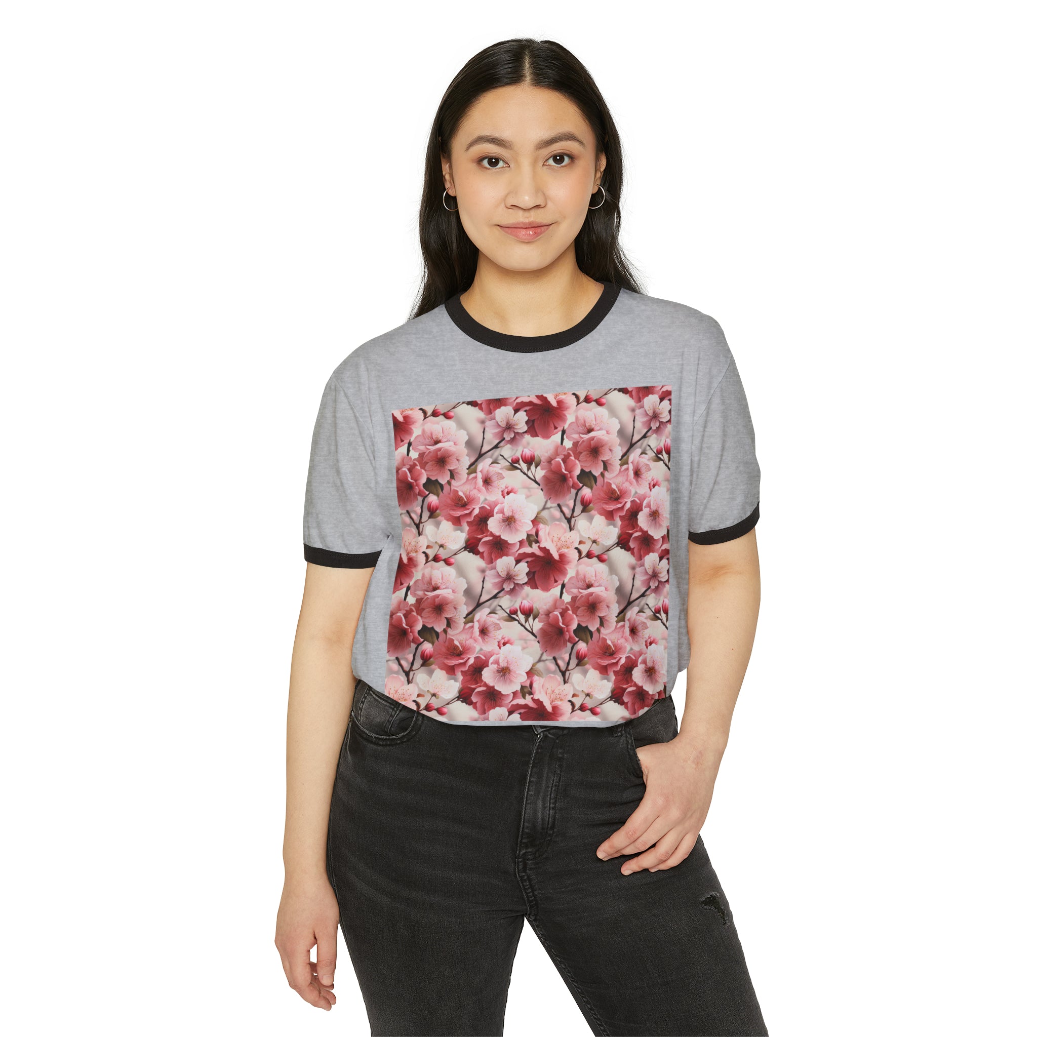 Unisex Cotton Ringer T-Shirt - Abstract Designs 10