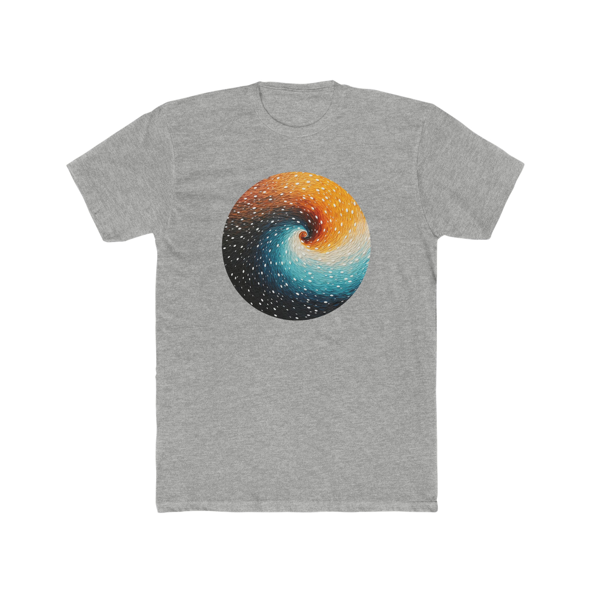 Men's Cotton Crew Tee - Pointillism Designs 10