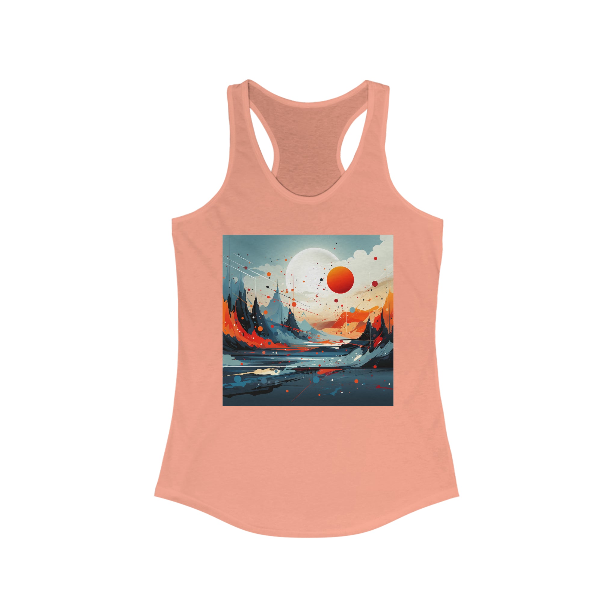 Women's Ideal Racerback Tank - Vector Art Design 17