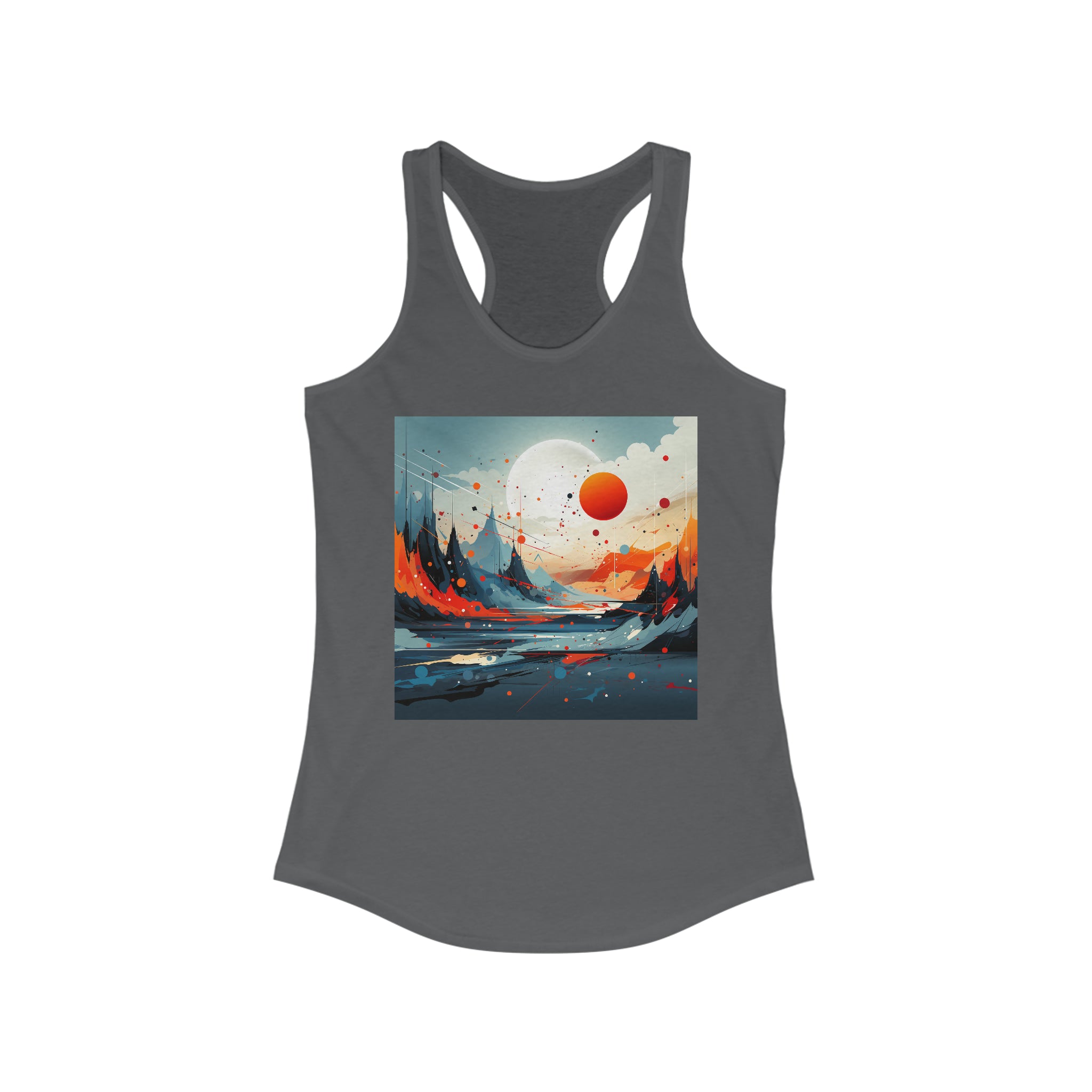 Women's Ideal Racerback Tank - Vector Art Design 17