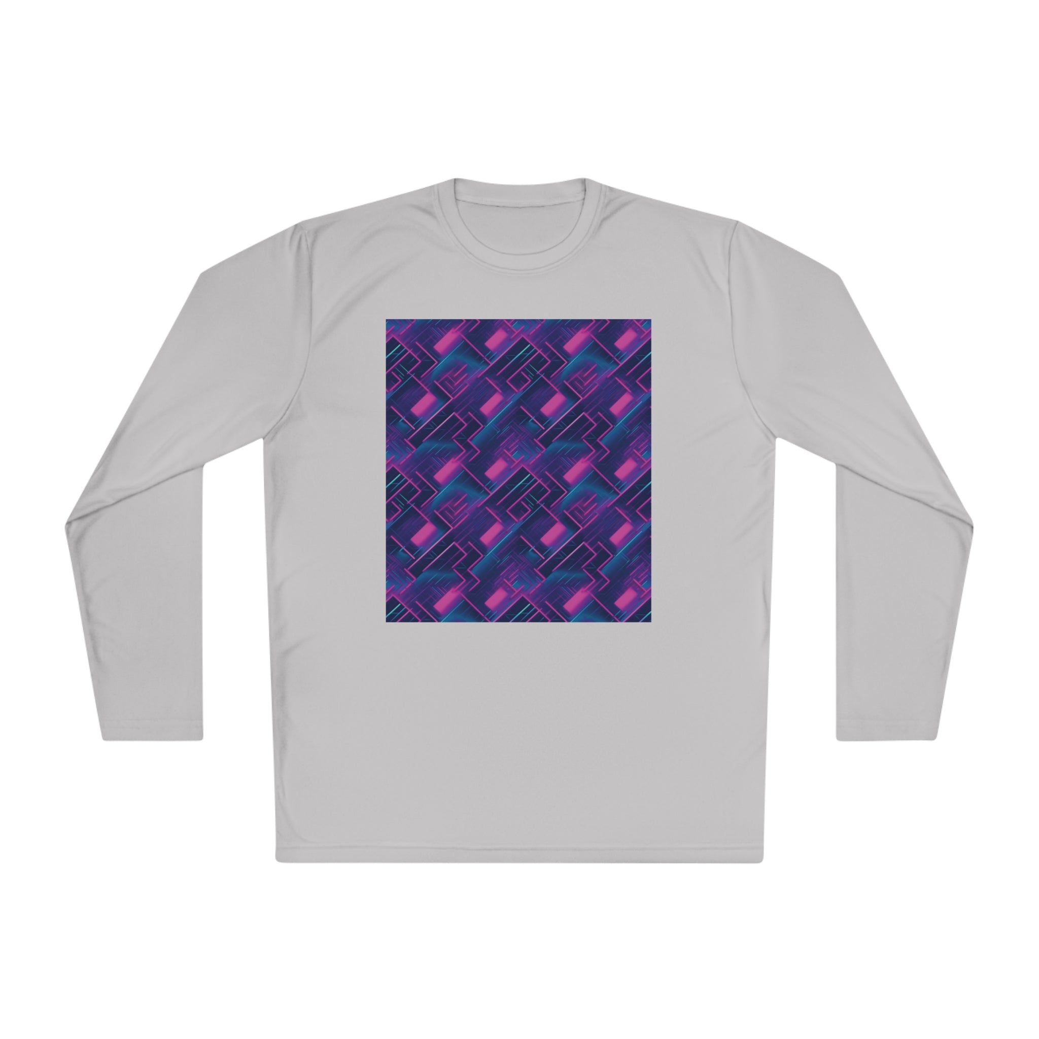 Unisex Lightweight Long Sleeve Tee (AOP) - Abstract Designs 04