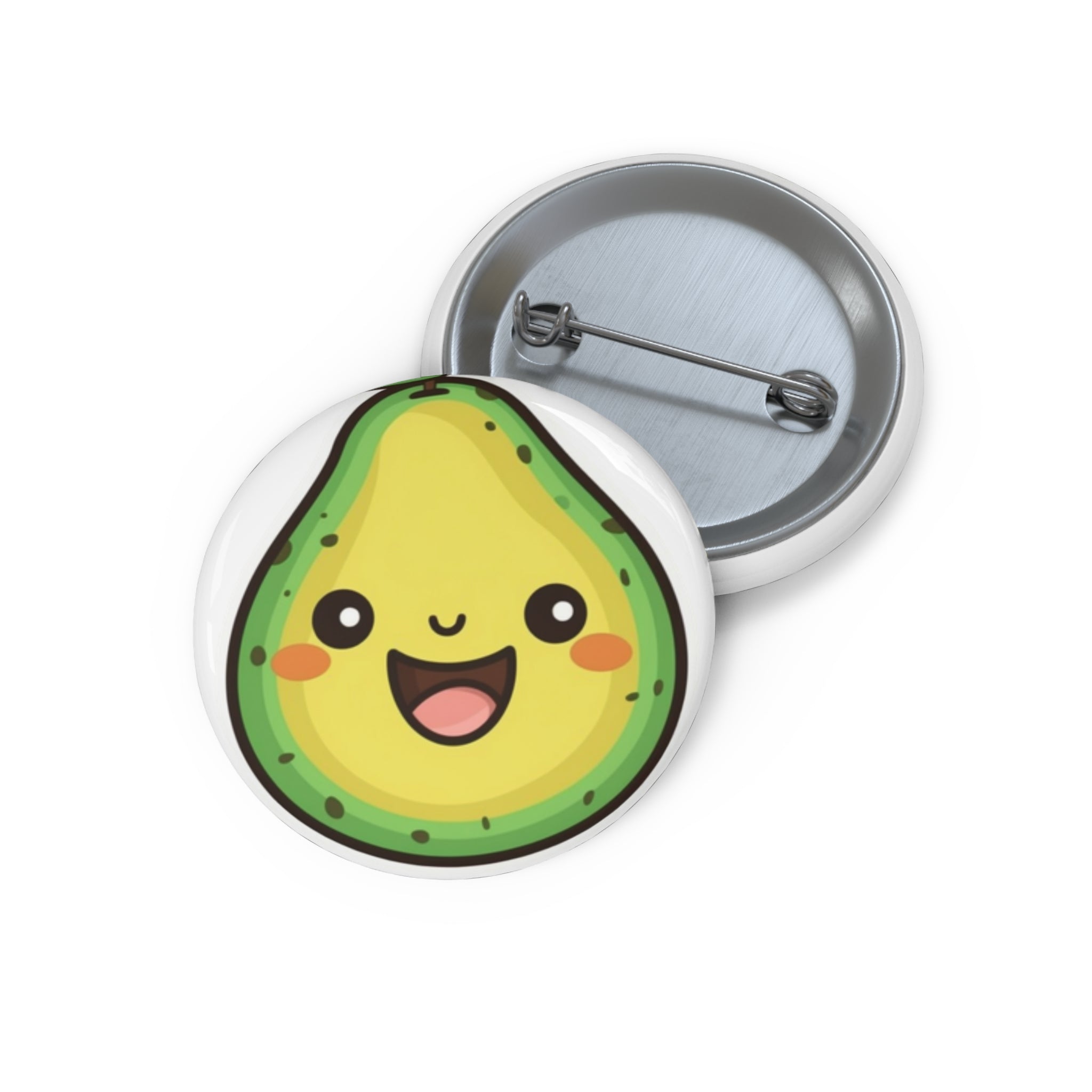 Custom Pin Buttons - Avocado
