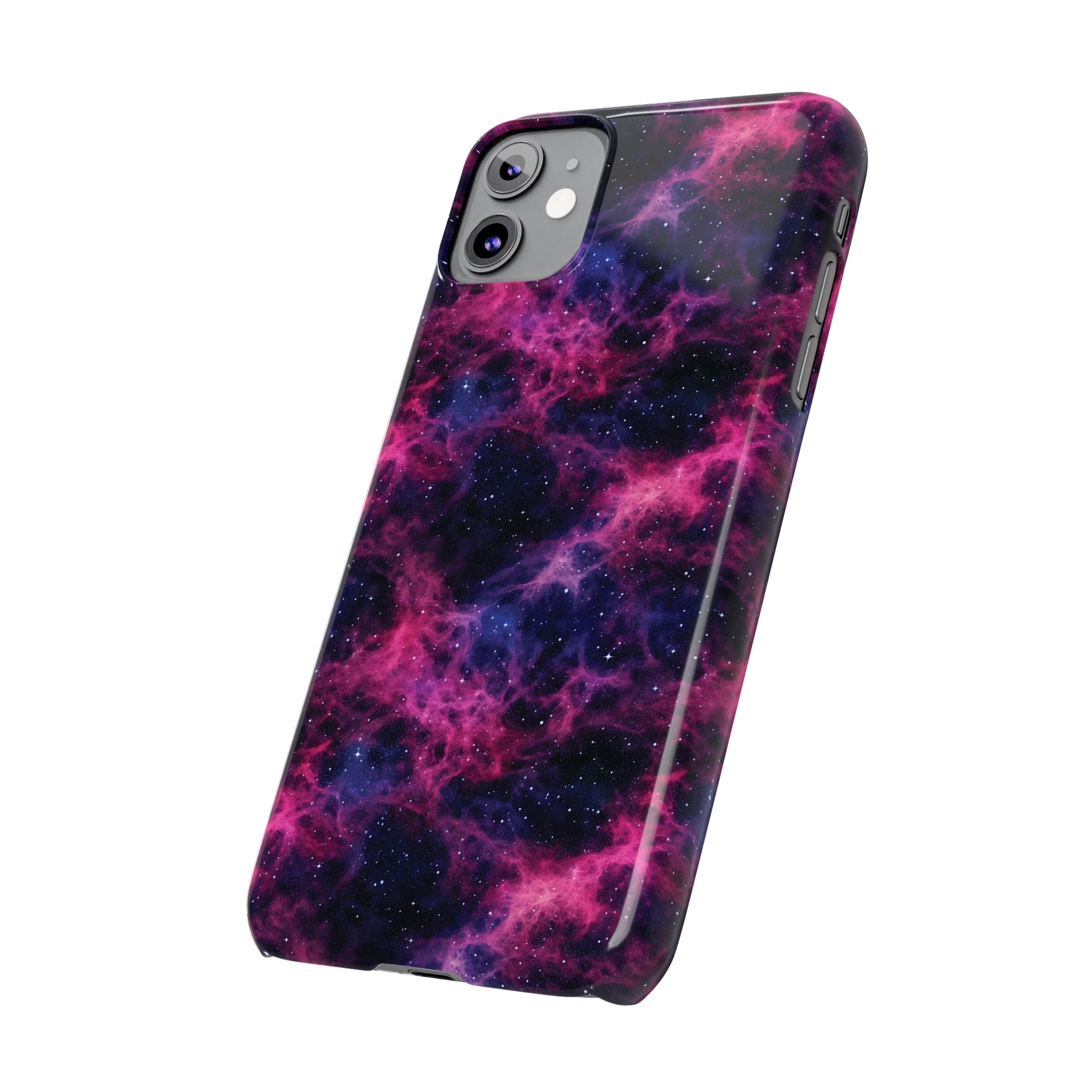 Slim Phone Cases (AOP) - Seamless Fantasy Galaxies 02