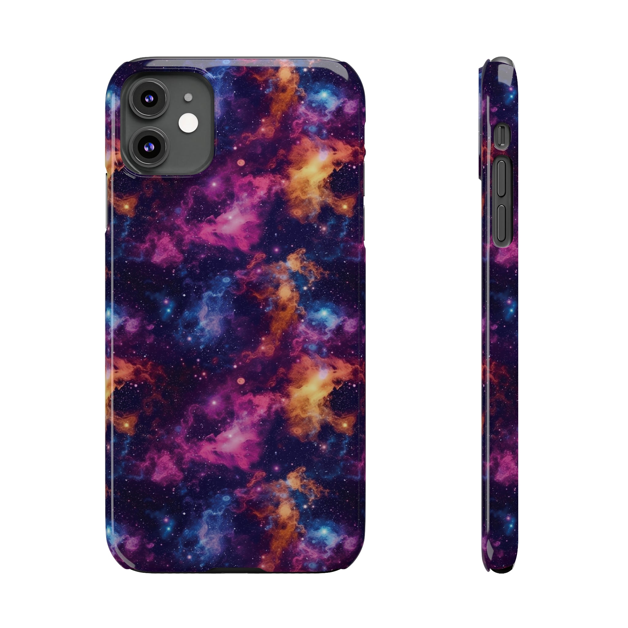 Slim Phone Cases (AOP) - Seamless Fantasy Galaxies 06