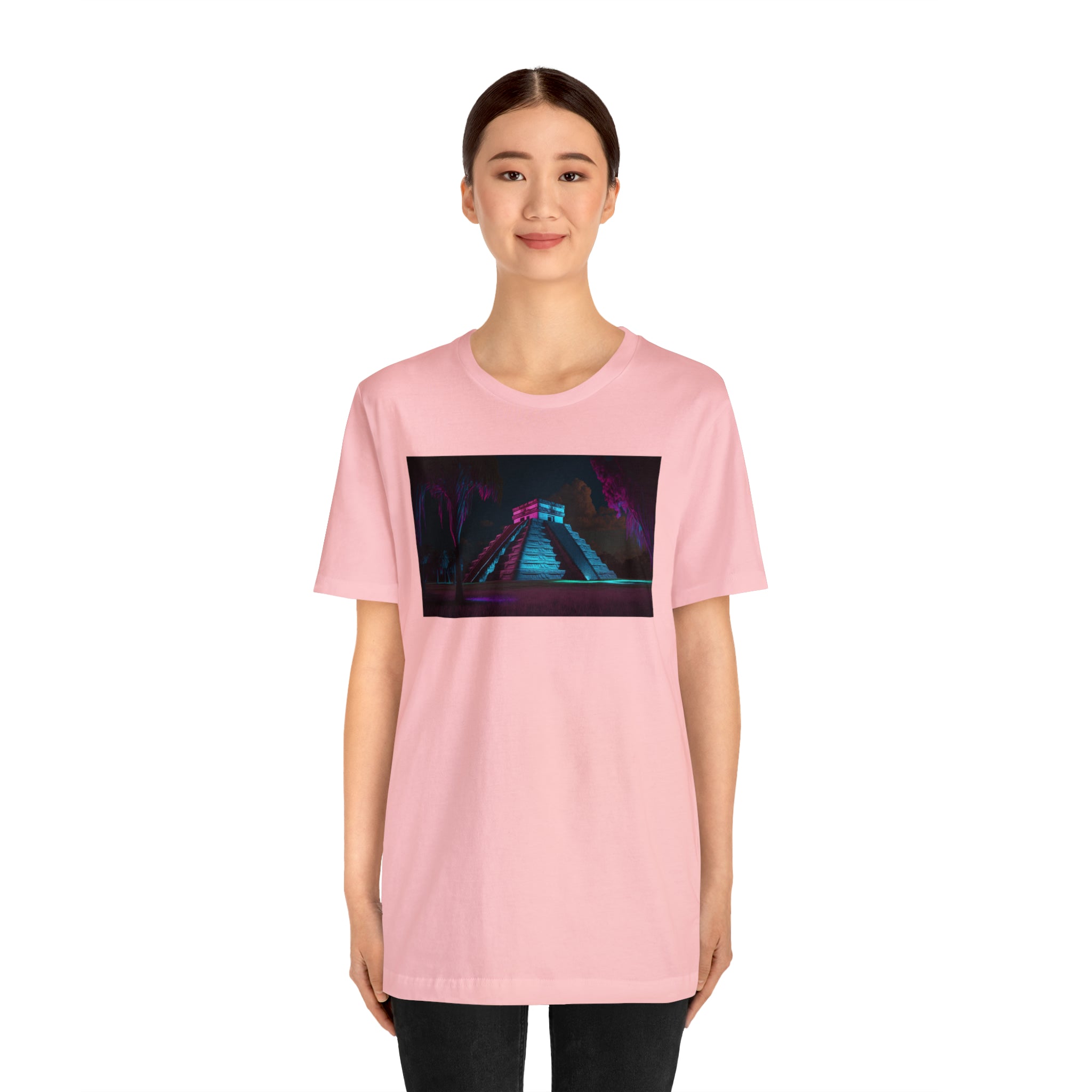 Unisex Jersey Short Sleeve Tee - Chichen Itza, Mexico