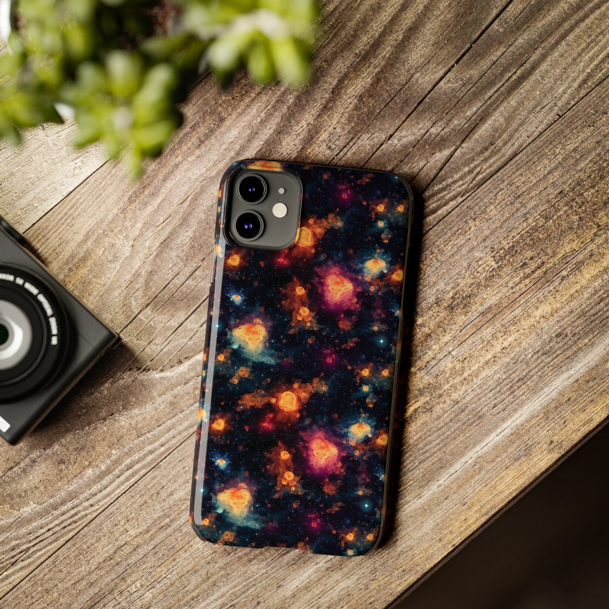 Slim Phone Cases (AOP) - Seamless Fantasy Galaxies 07