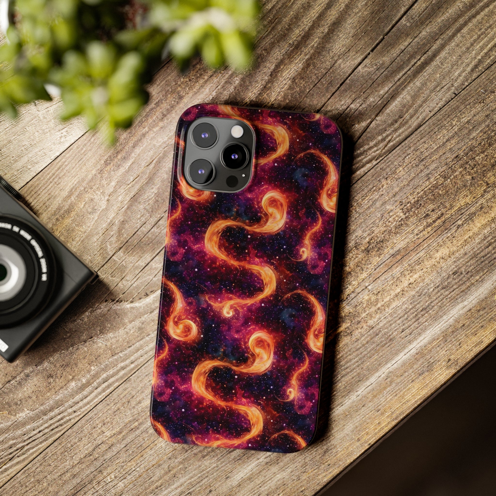 Slim Phone Cases (AOP) - Seamless Fantasy Galaxies 03