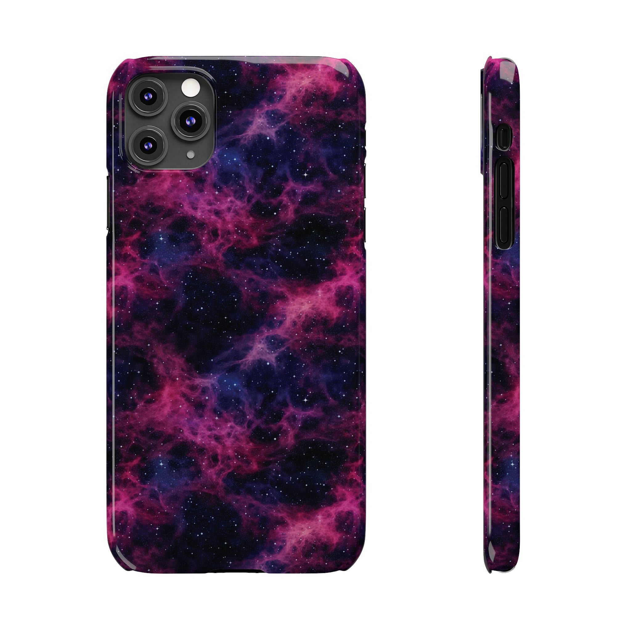 Slim Phone Cases (AOP) - Seamless Fantasy Galaxies 02