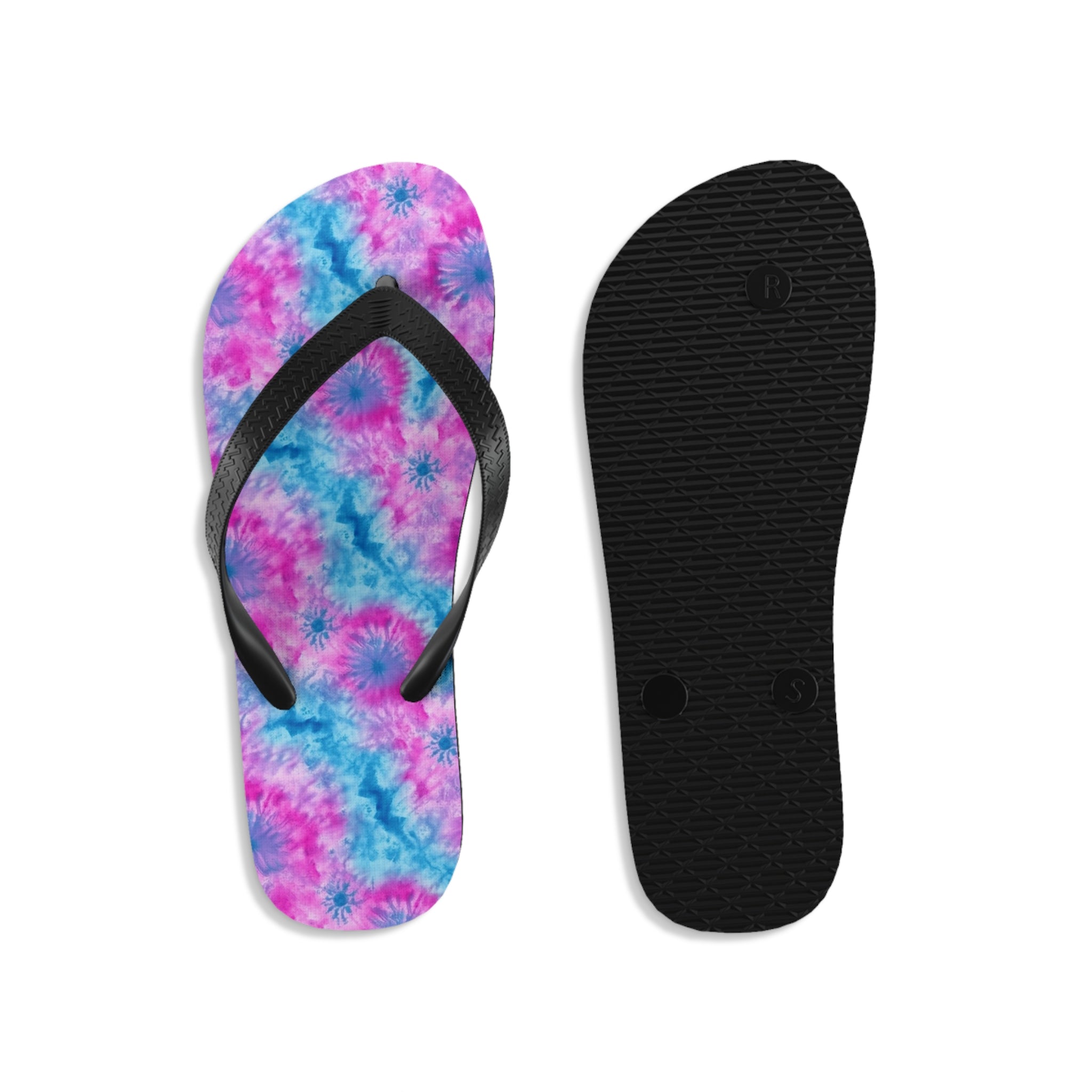 Unisex Flip-Flops (AOP) - Tie Dye Designs 02