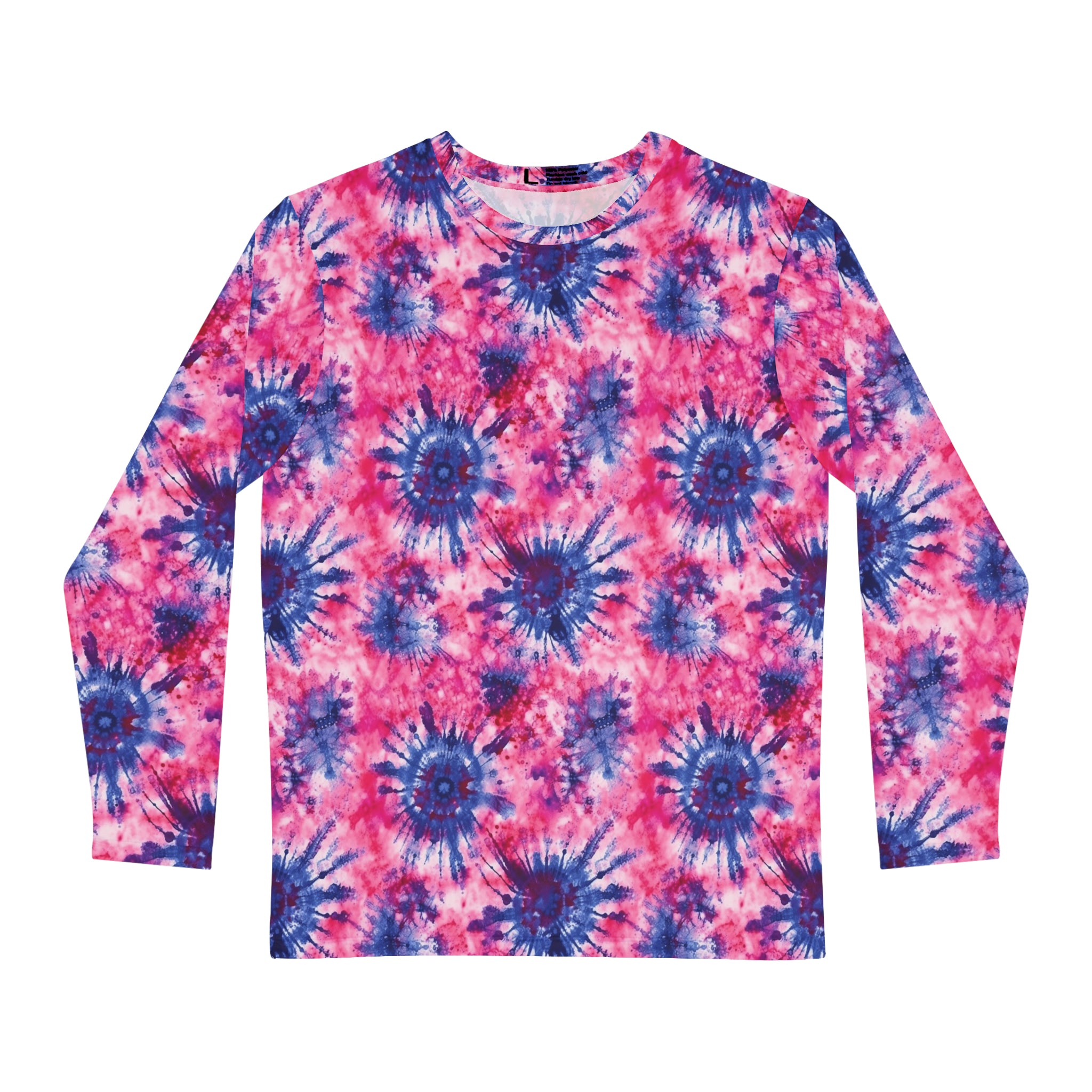 Men's Long Sleeve Shirt (AOP) - Tie Dye Designs 02