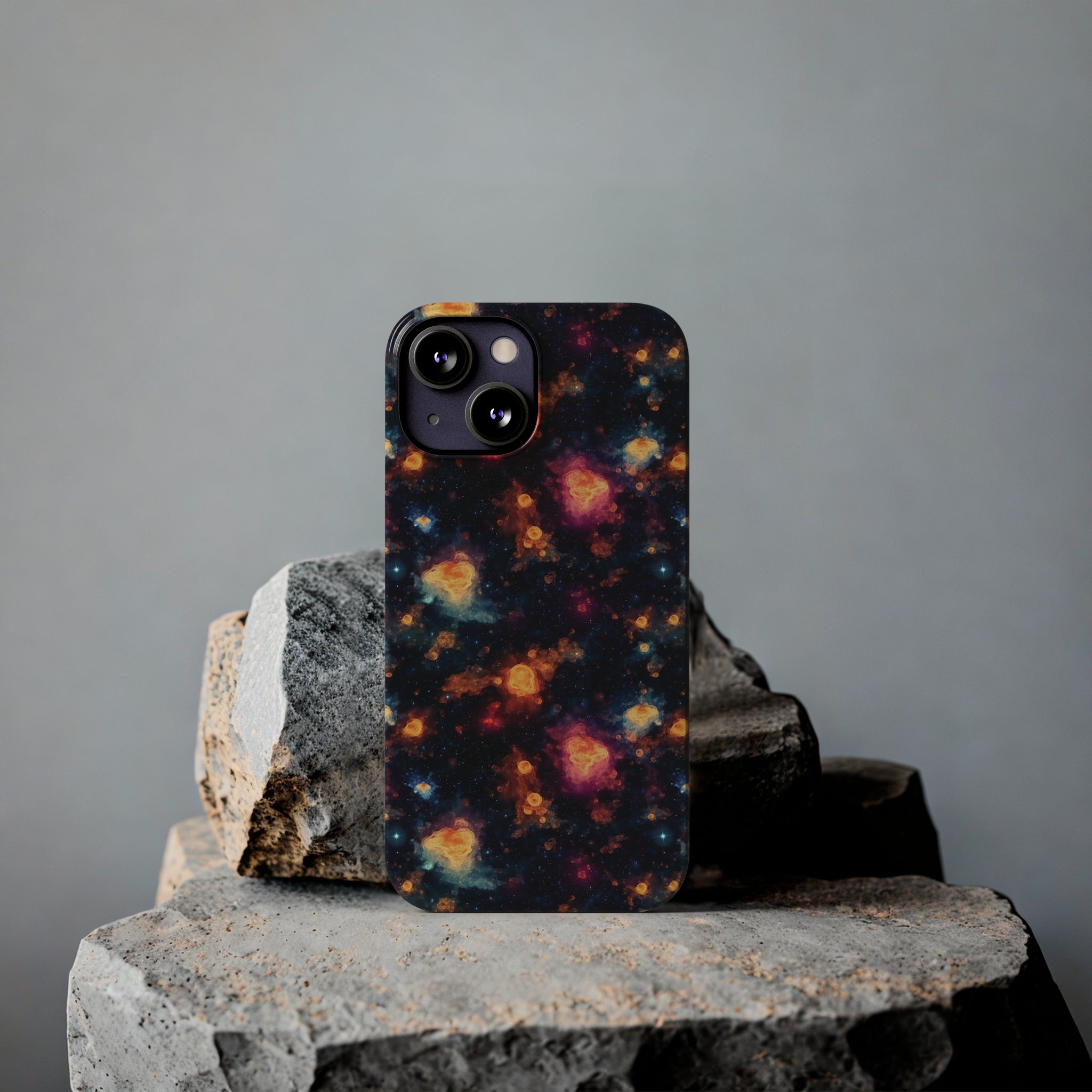 Slim Phone Cases (AOP) - Seamless Fantasy Galaxies 07