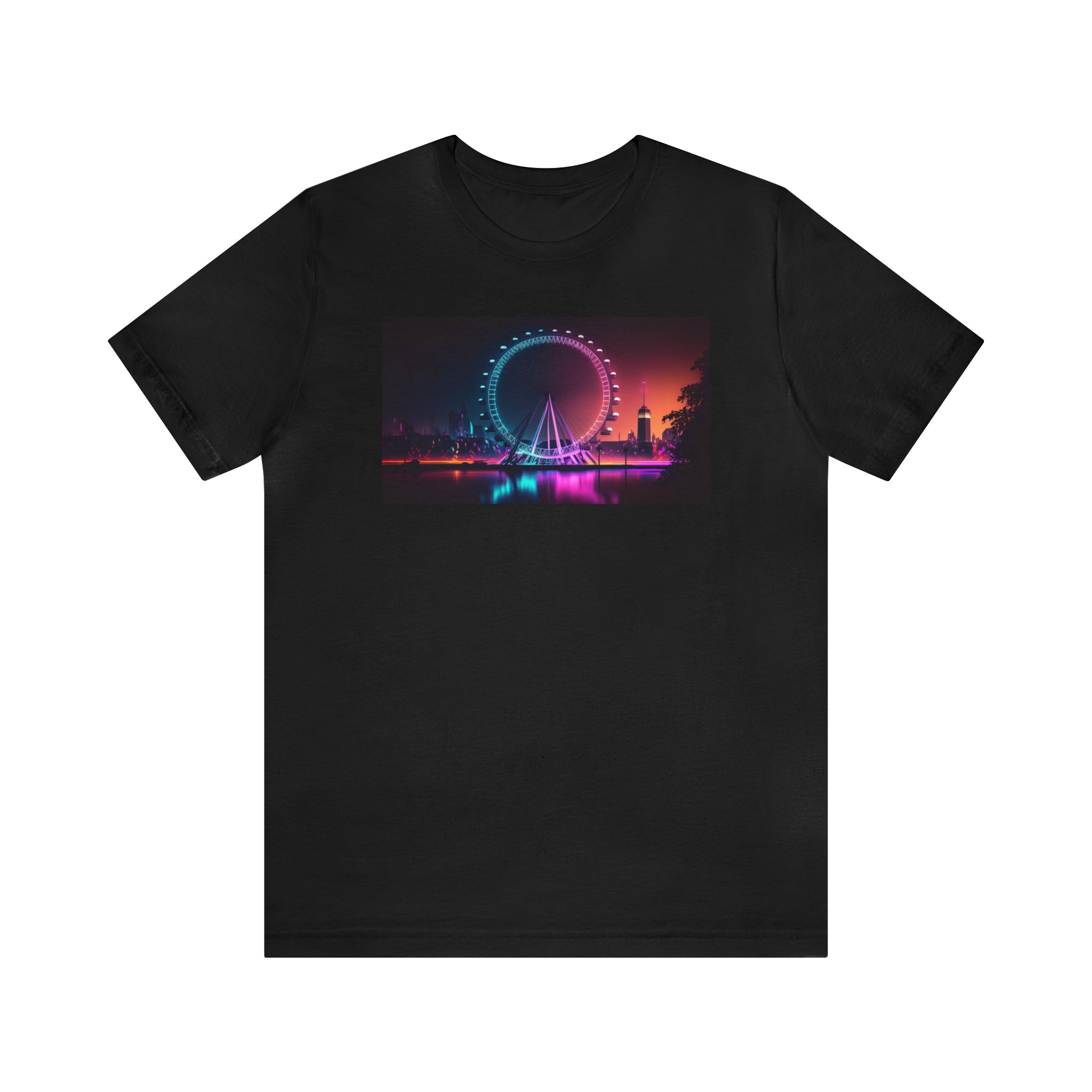 Unisex Jersey Short Sleeve Tee - London Eye, UK