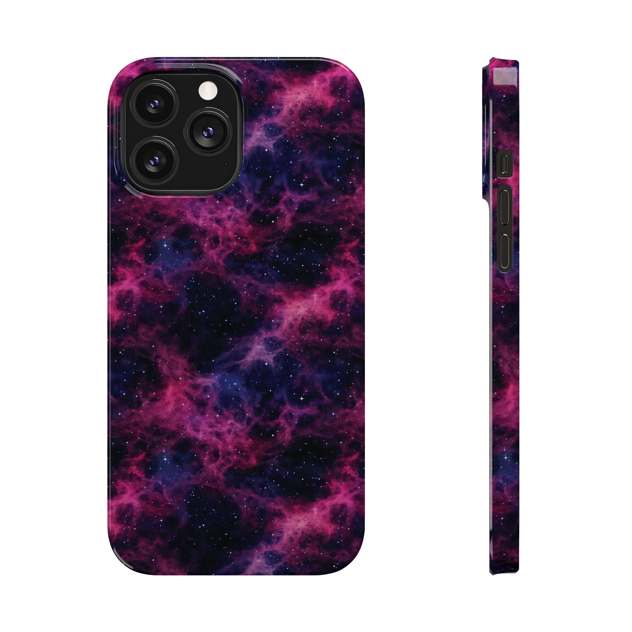 Slim Phone Cases (AOP) - Seamless Fantasy Galaxies 02