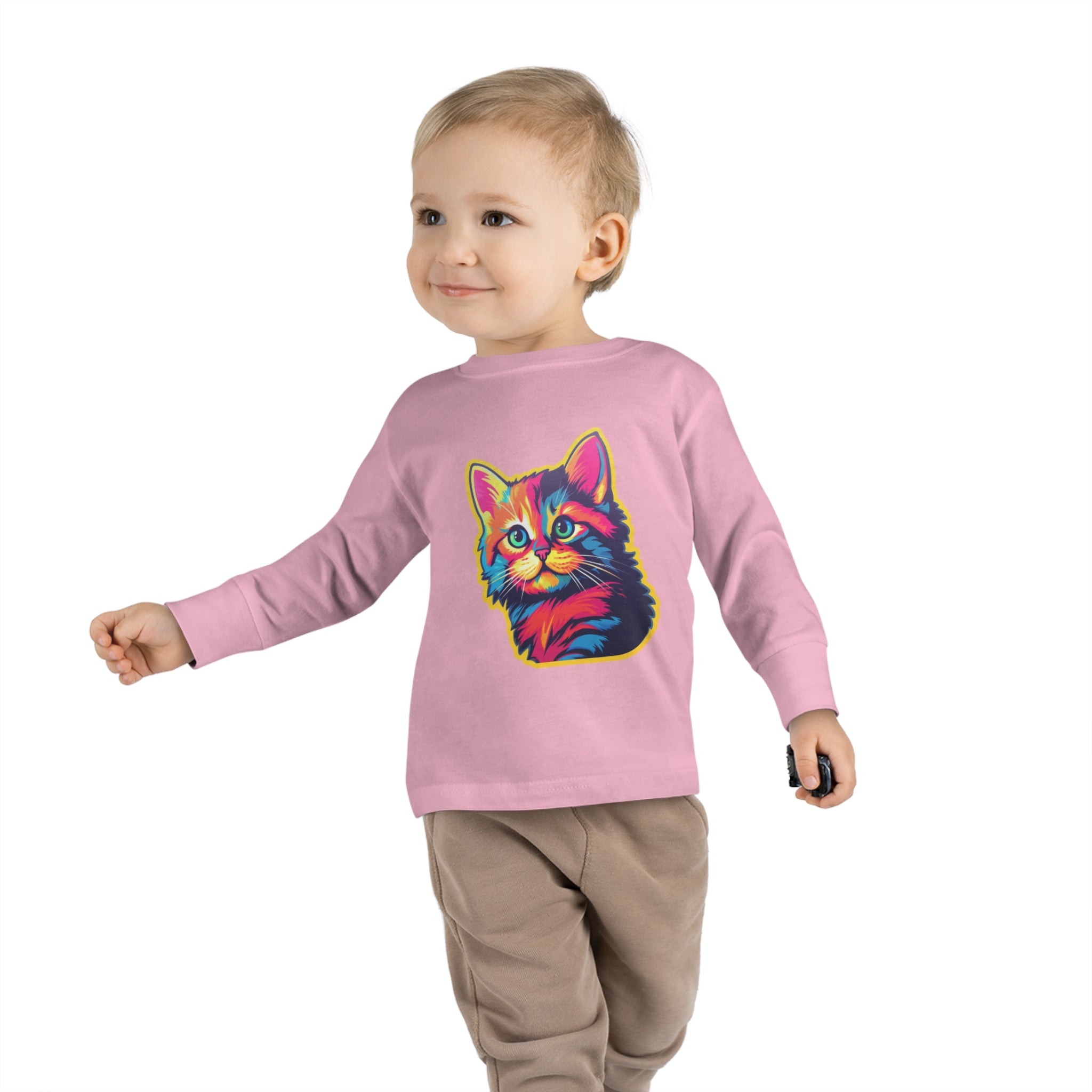 Toddler Long Sleeve Tee - Kittens 04