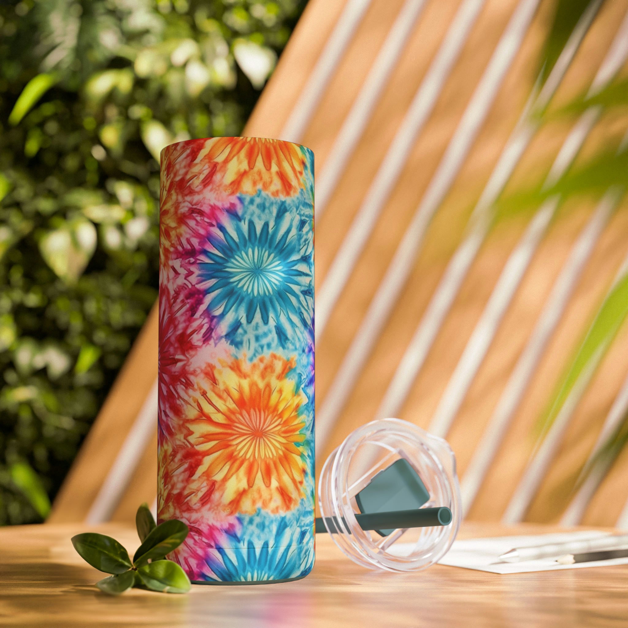 Maars Maker Skinny Matte Tumbler, 20oz - Tie Dye, Abstract Designs 02