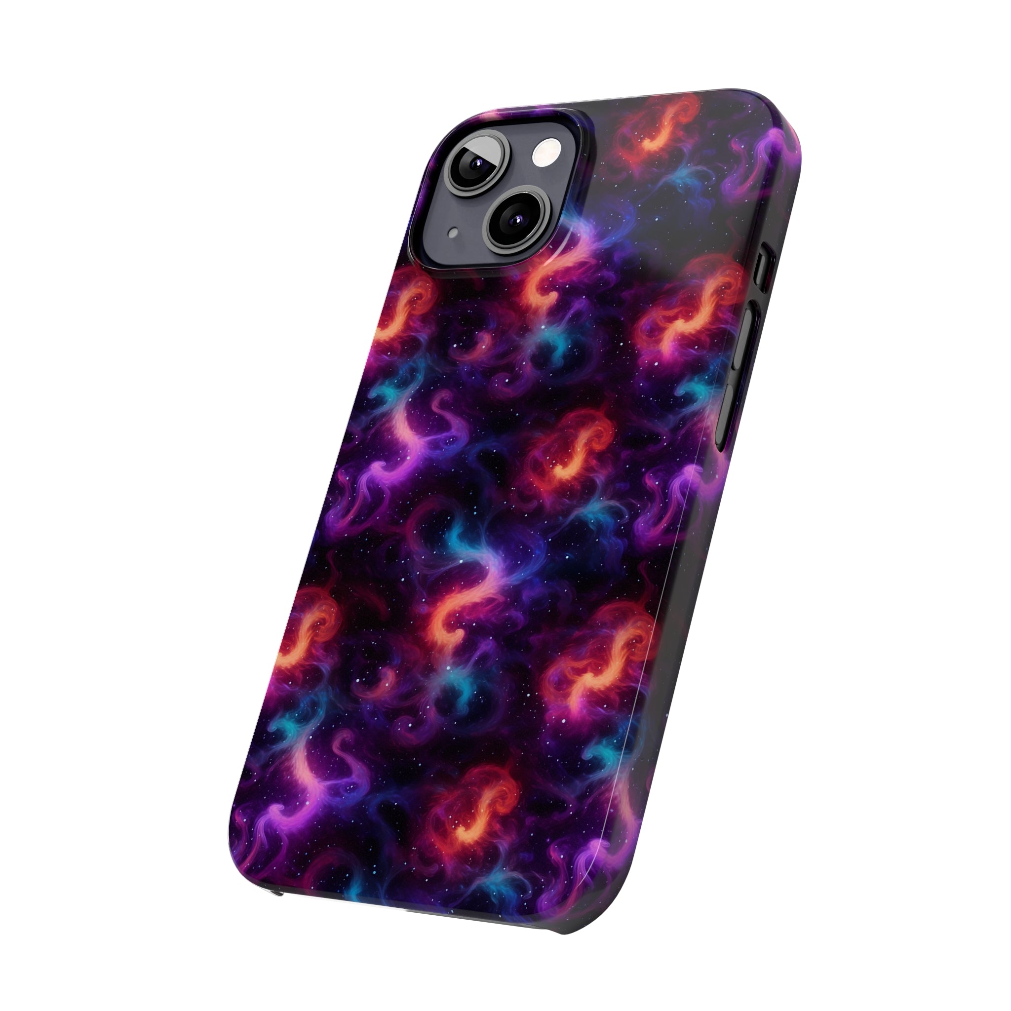 Slim Phone Cases (AOP) - Seamless Fantasy Galaxies 05