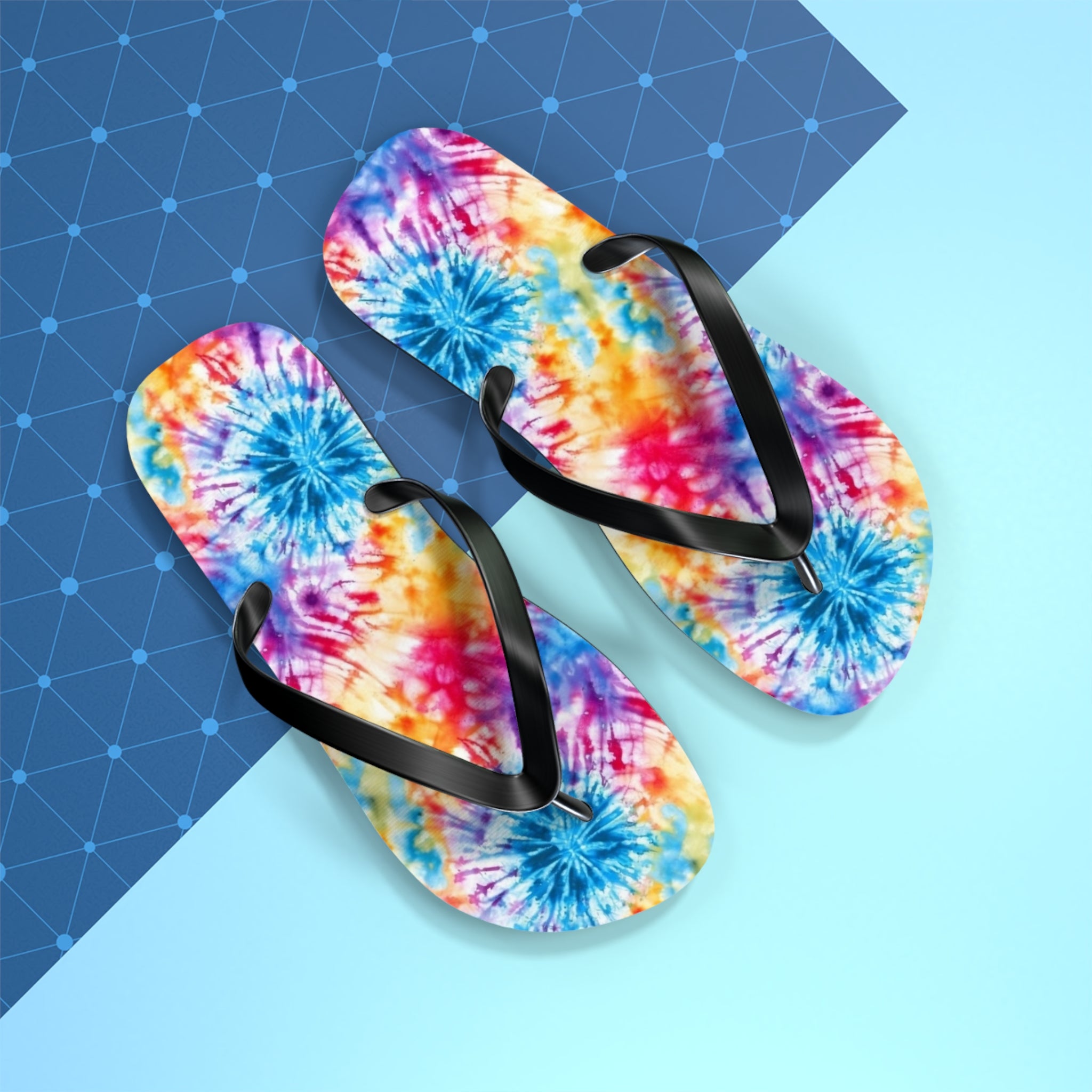 Flip Flops (AOP) - Tie Dye Designs 03