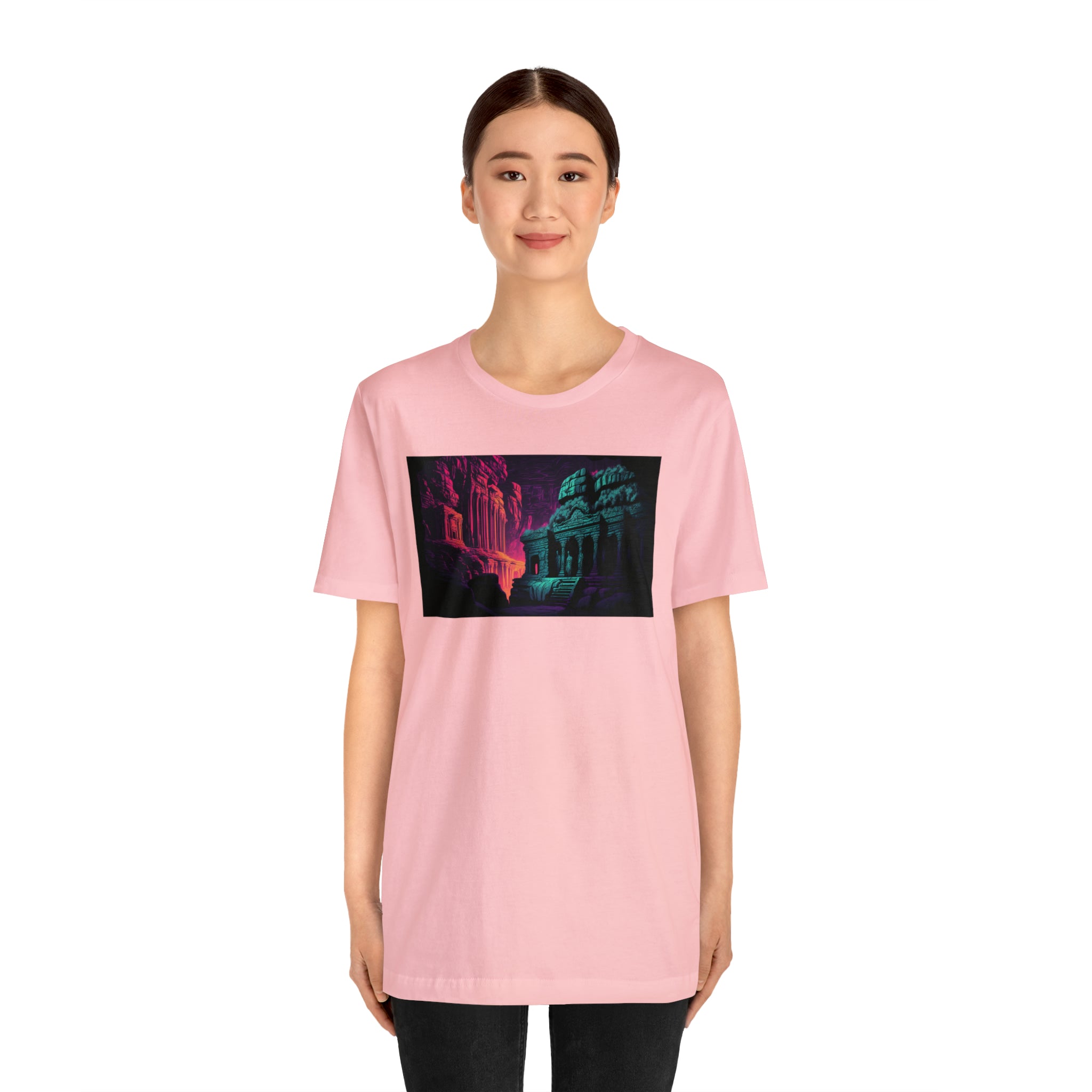 Unisex Jersey Short Sleeve Tee - Ellora Caves, India