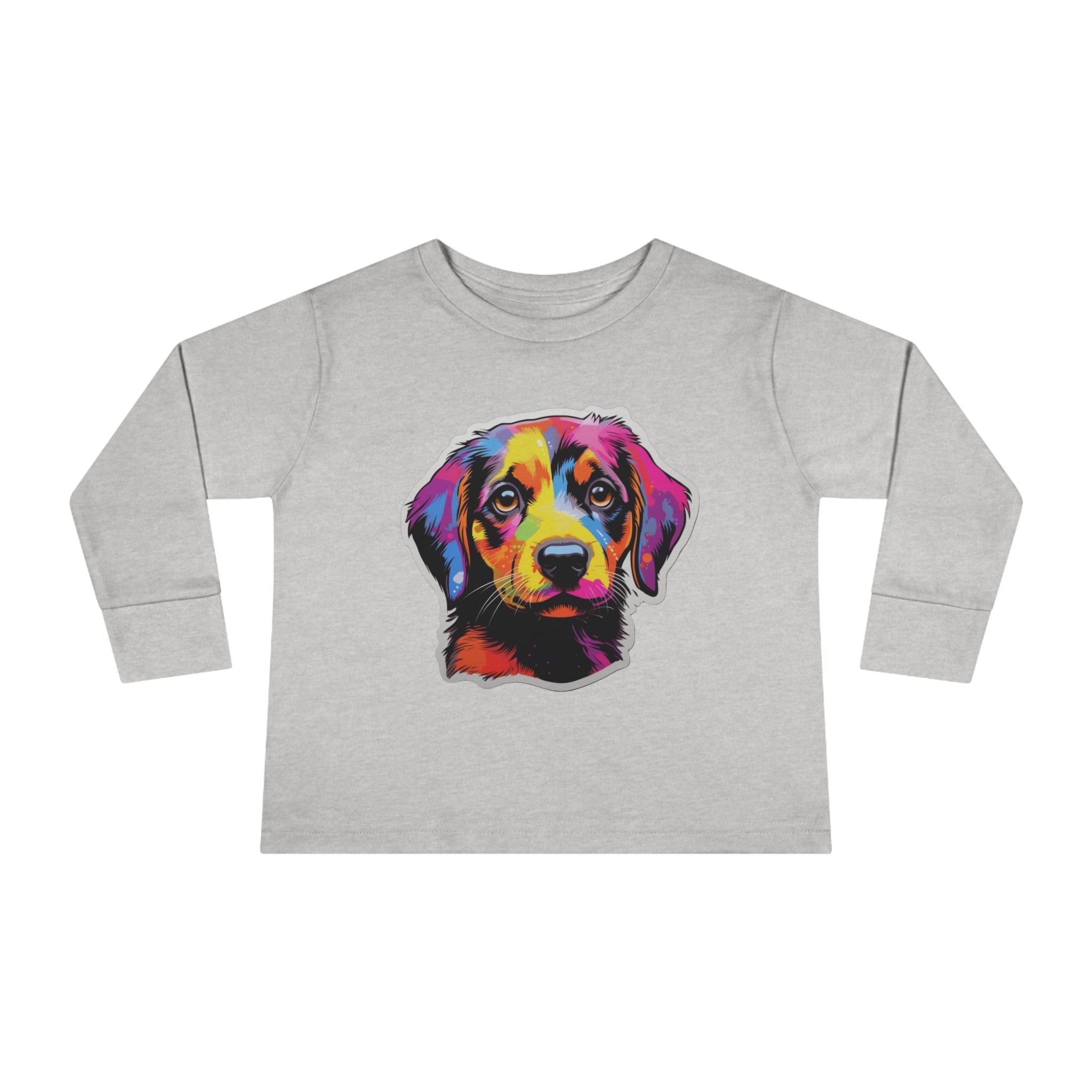 Toddler Long Sleeve Tee - Puppies 10