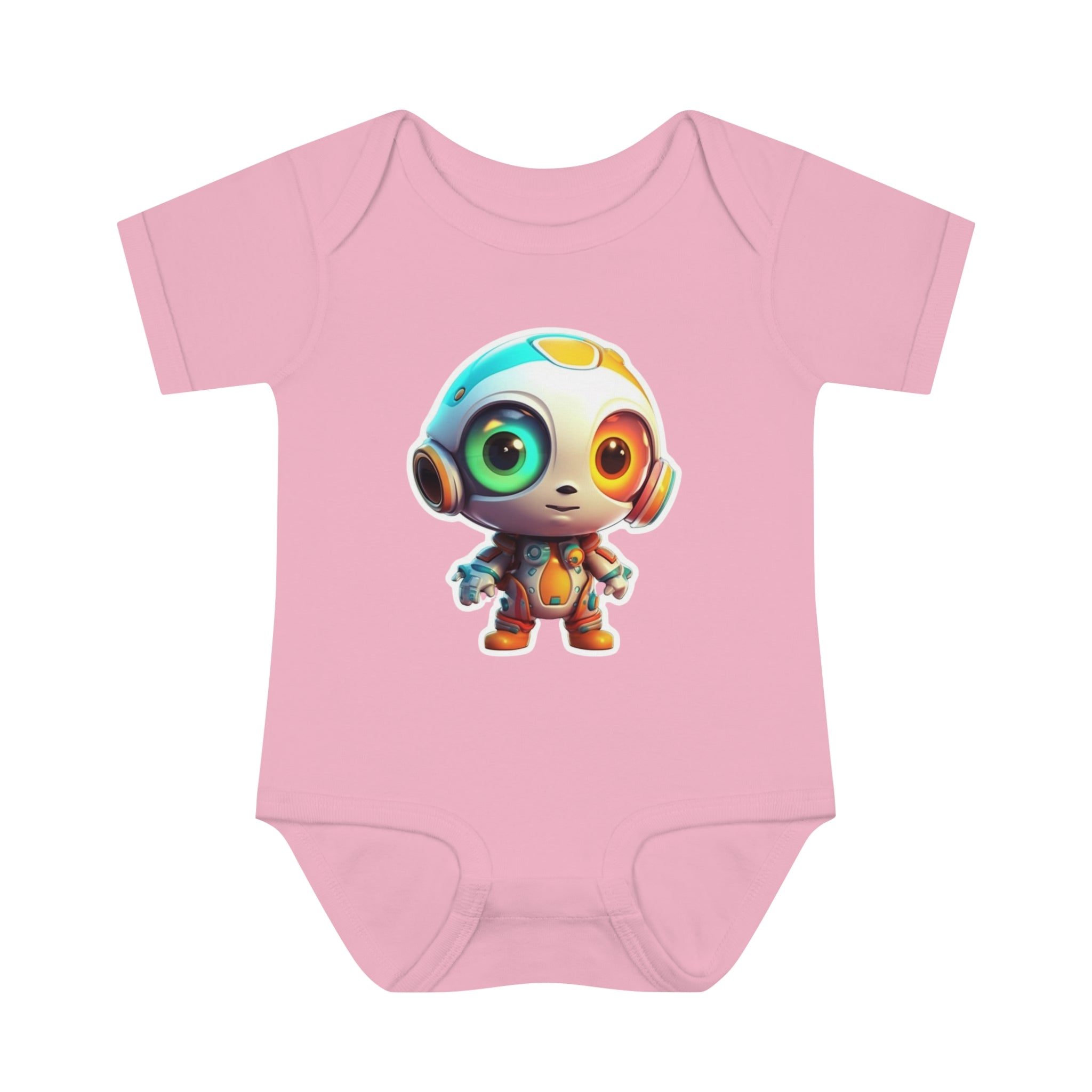 Infant Baby Rib Bodysuit - Buzz, Robot Pop Art 05