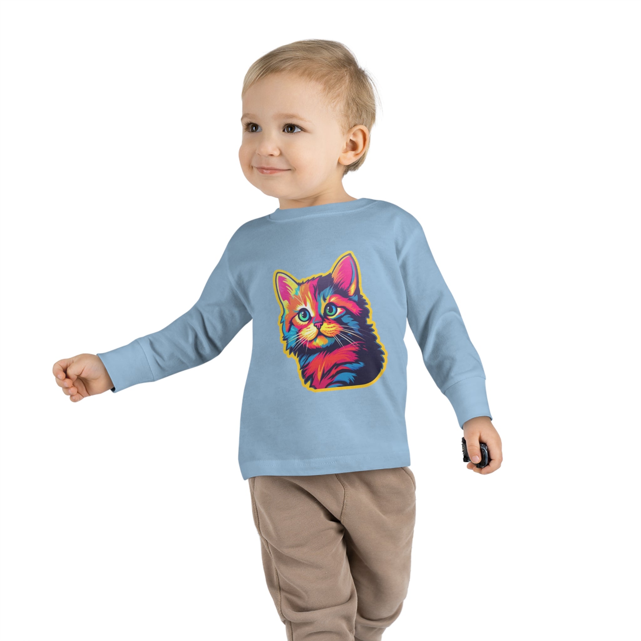 Toddler Long Sleeve Tee - Kittens 04