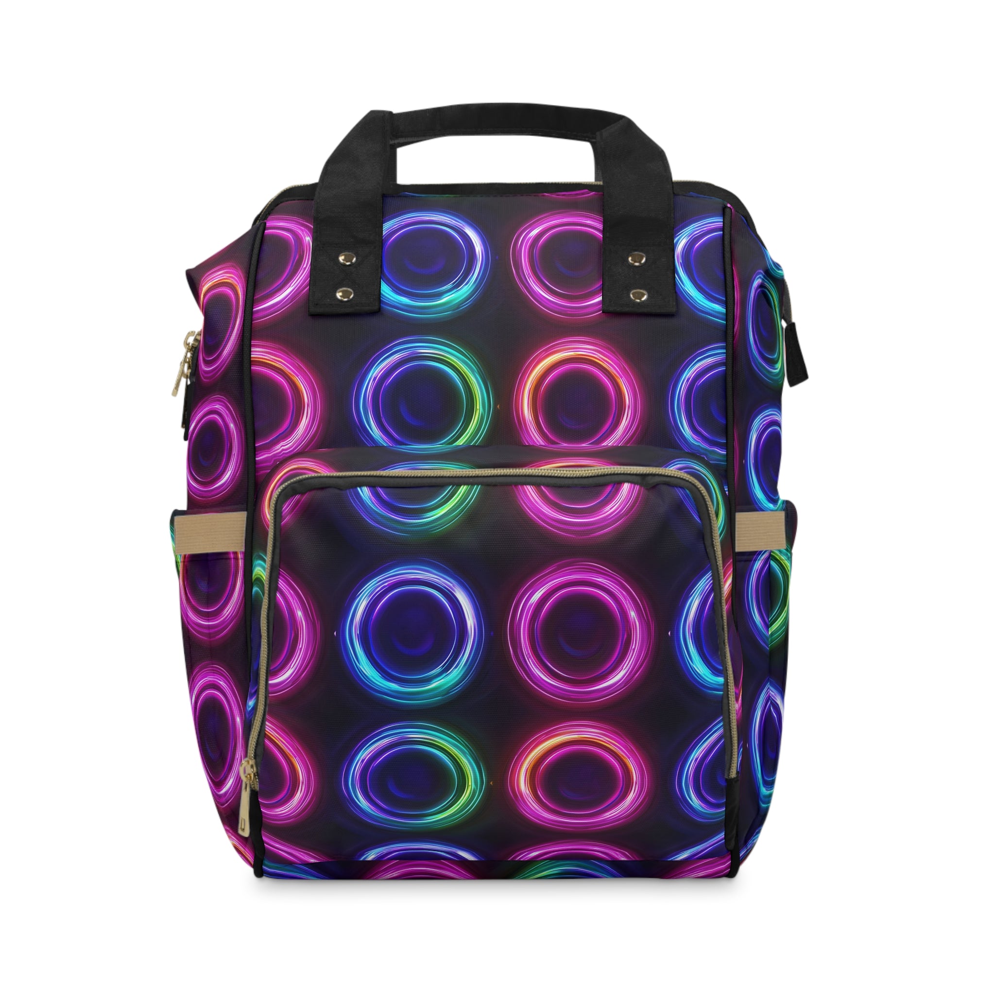 Multifunctional Diaper Backpack (AOP) - Abstract Designs 05