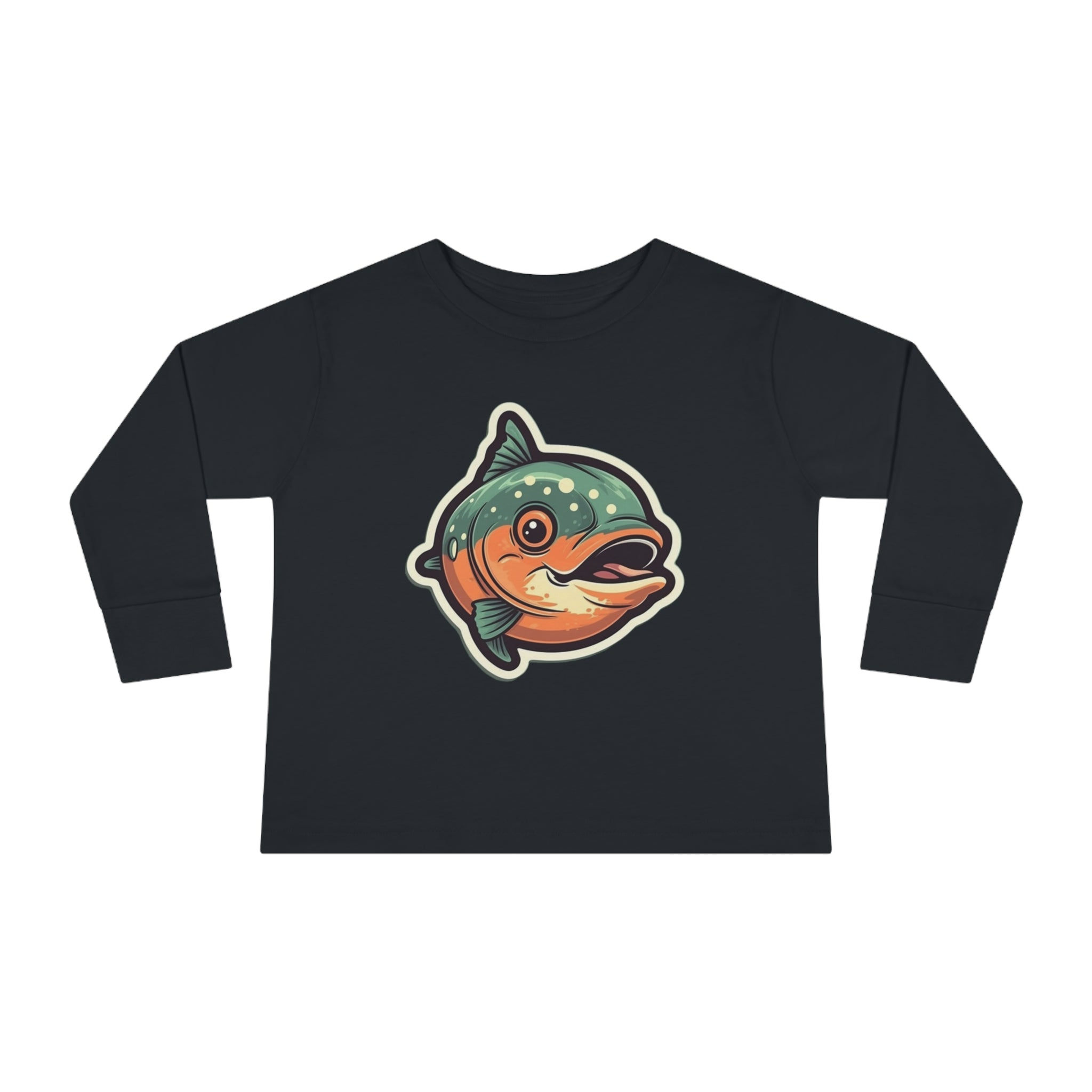 Toddler Long Sleeve Tee - Salmon Fry