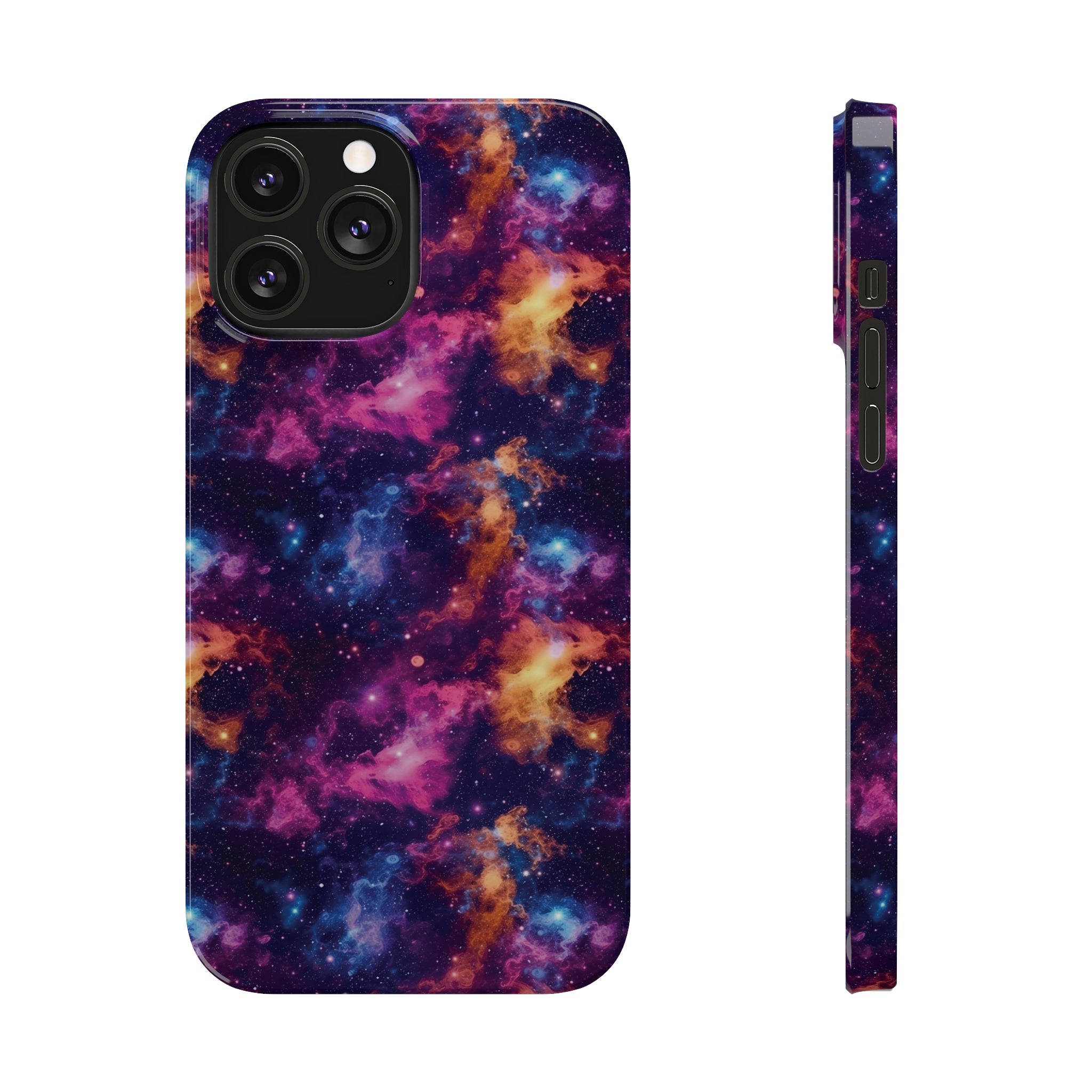 Slim Phone Cases (AOP) - Seamless Fantasy Galaxies 06