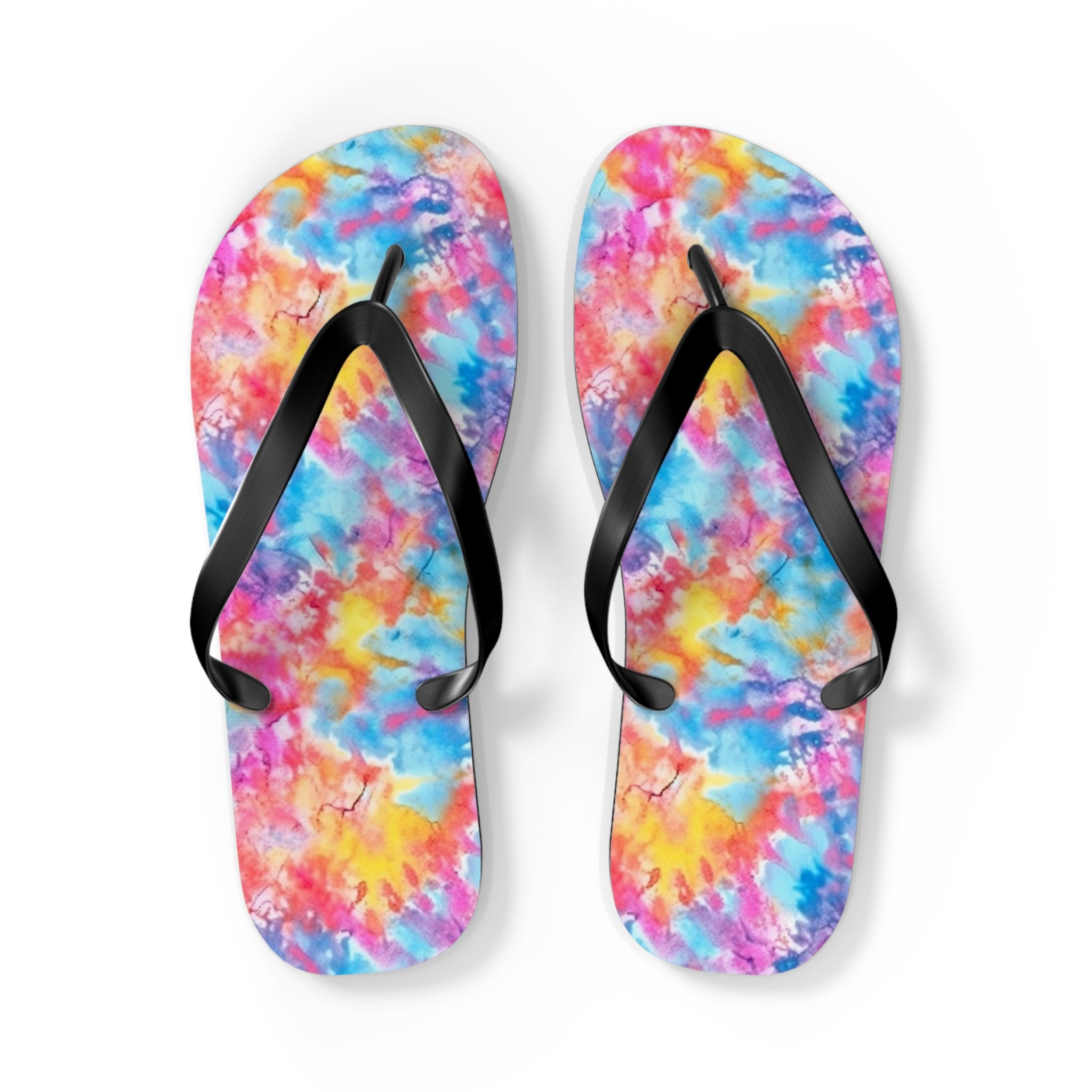 Flip Flops (AOP) - Tie Dye Designs 02